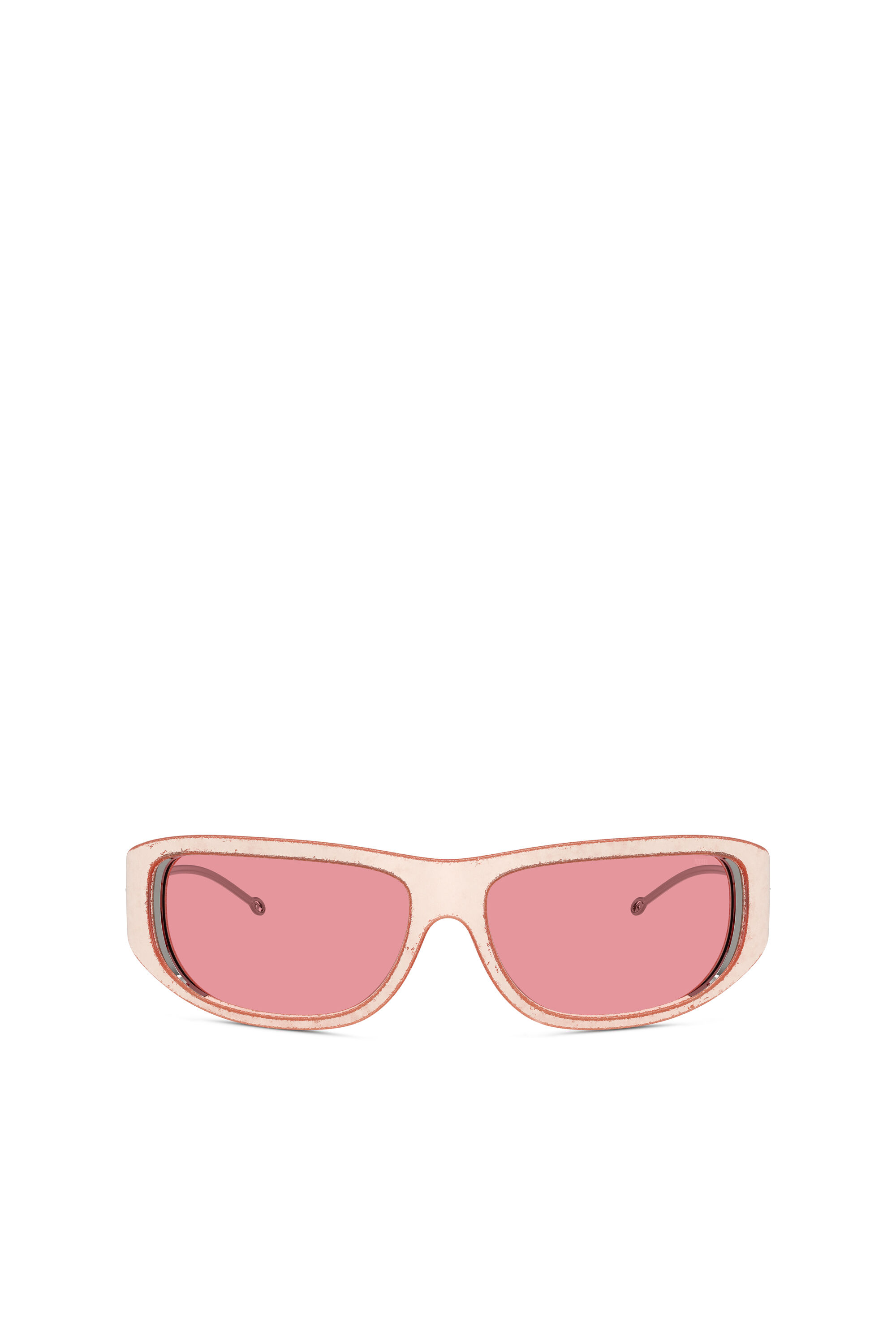Diesel - 0DL3001 SIZE 61, Unisex's Wraparound style sunglasses in Pink - 1