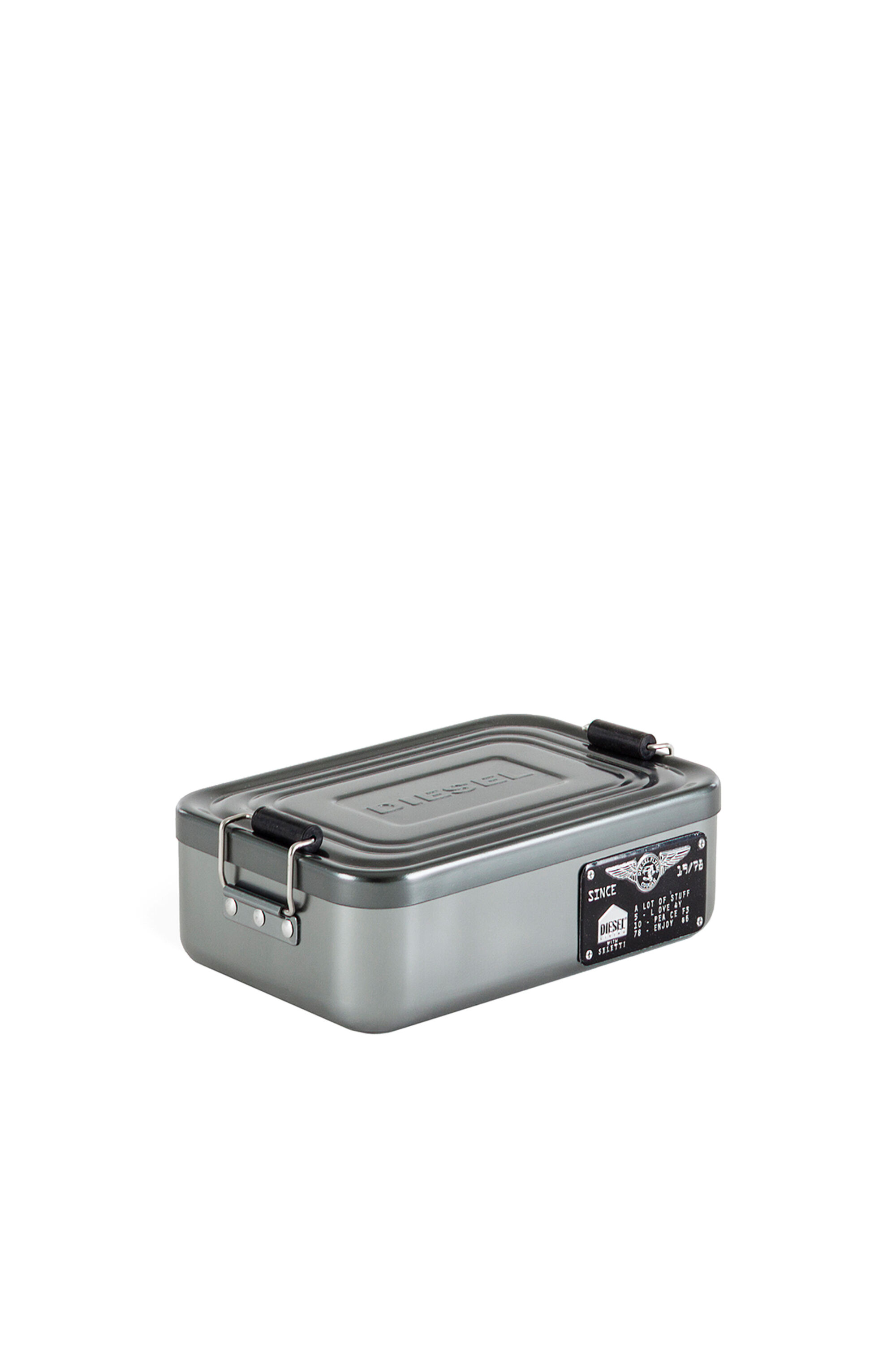 Diesel - 11035 SURVIVAL, Unisex Aluminium box with lid, small size in Grey - Image 2