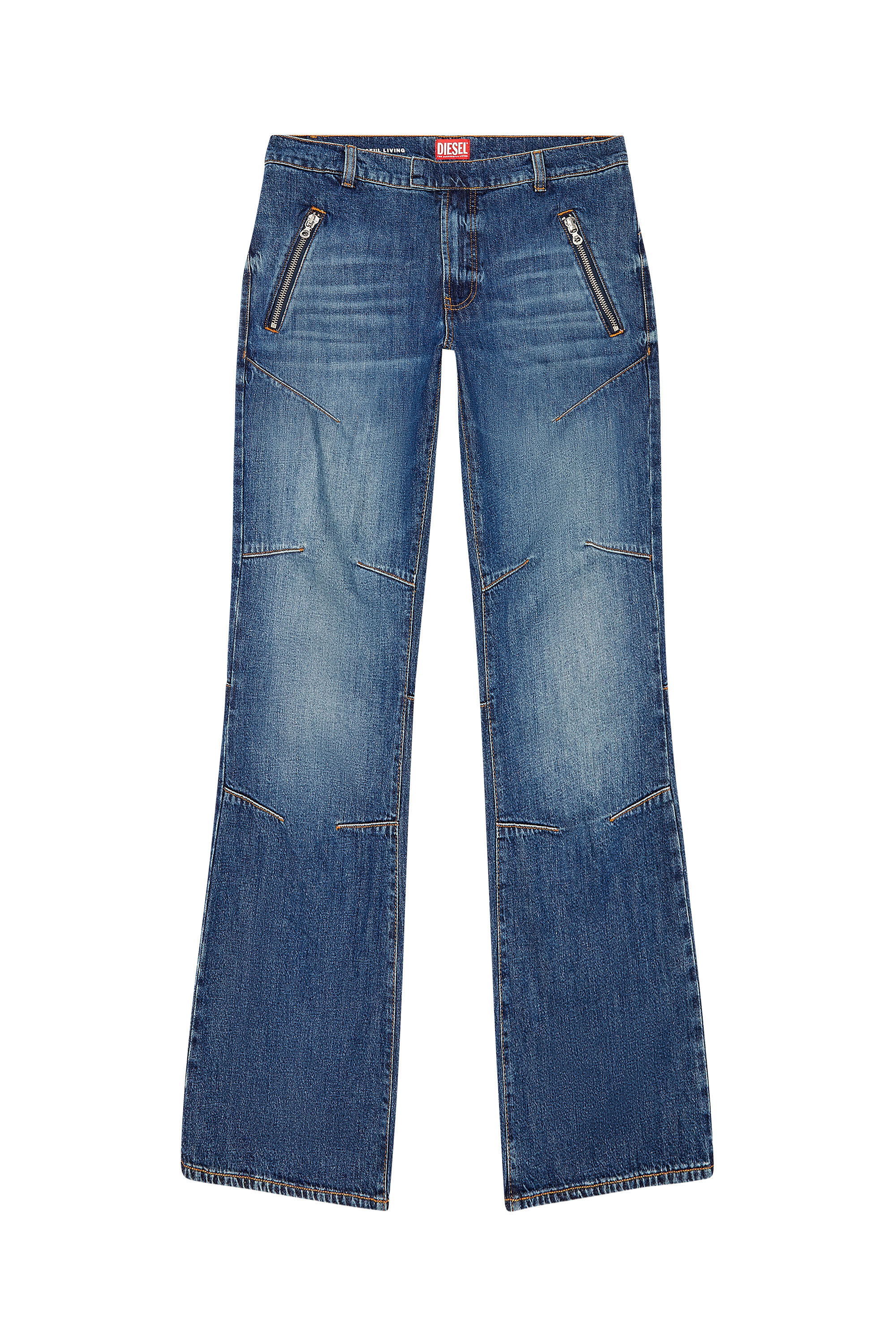 Diesel - Straight Jeans D-Ismis 0HJAW, Dark Blue - Image 2