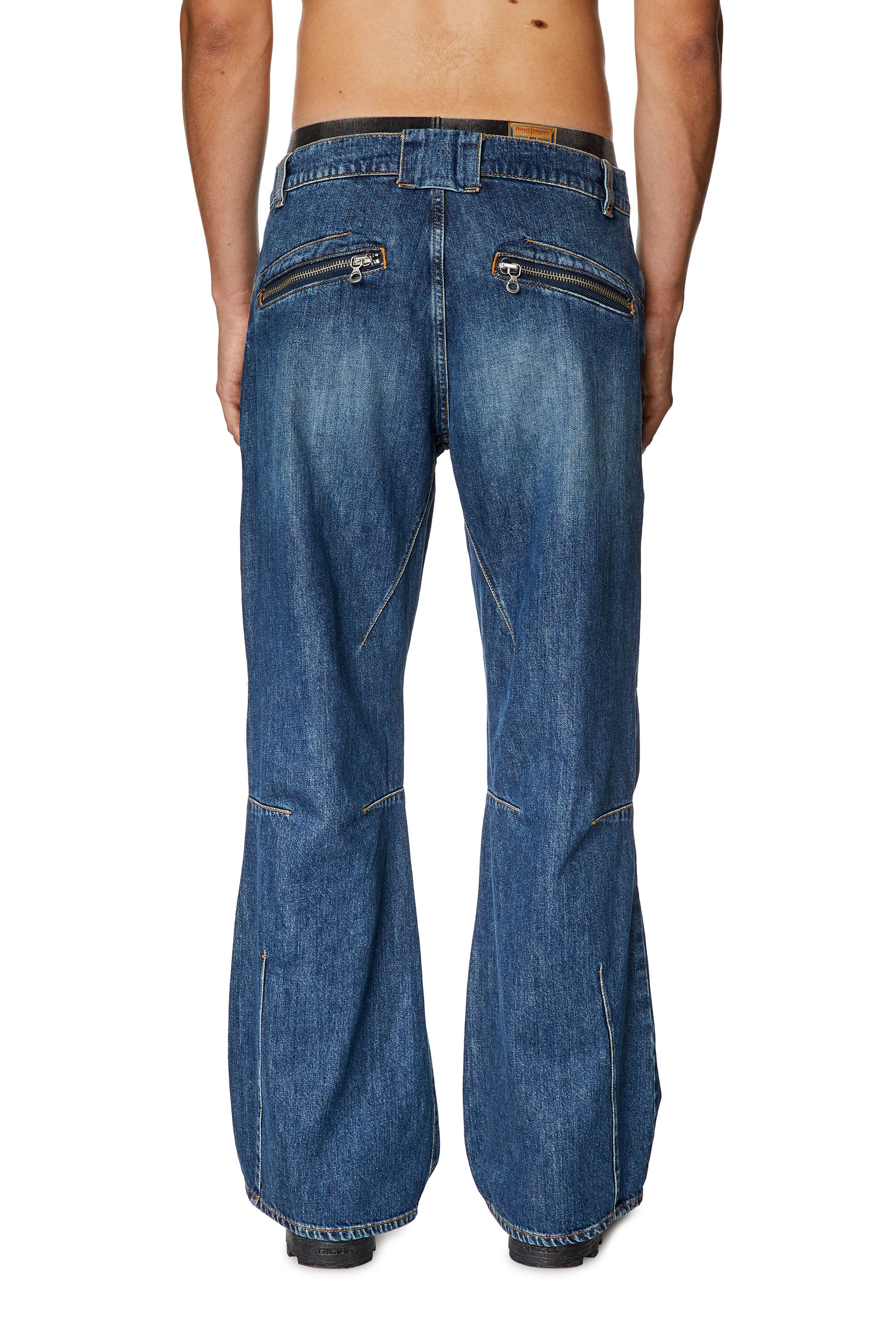 Diesel - Straight Jeans D-Ismis 0HJAW, Dark Blue - Image 4