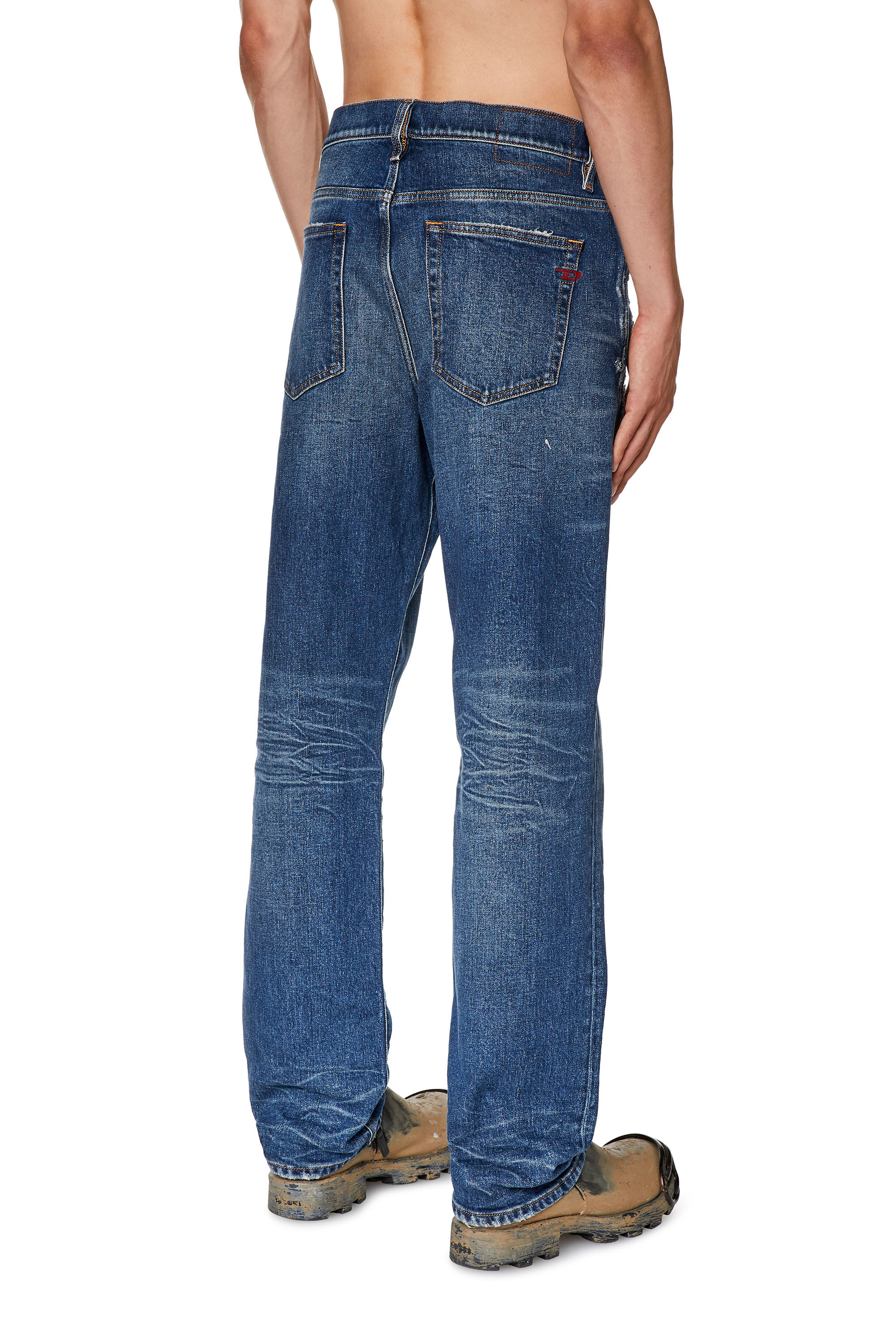 Diesel - Straight Jeans 2020 D-Viker 007Q2, Medium blue - Image 4