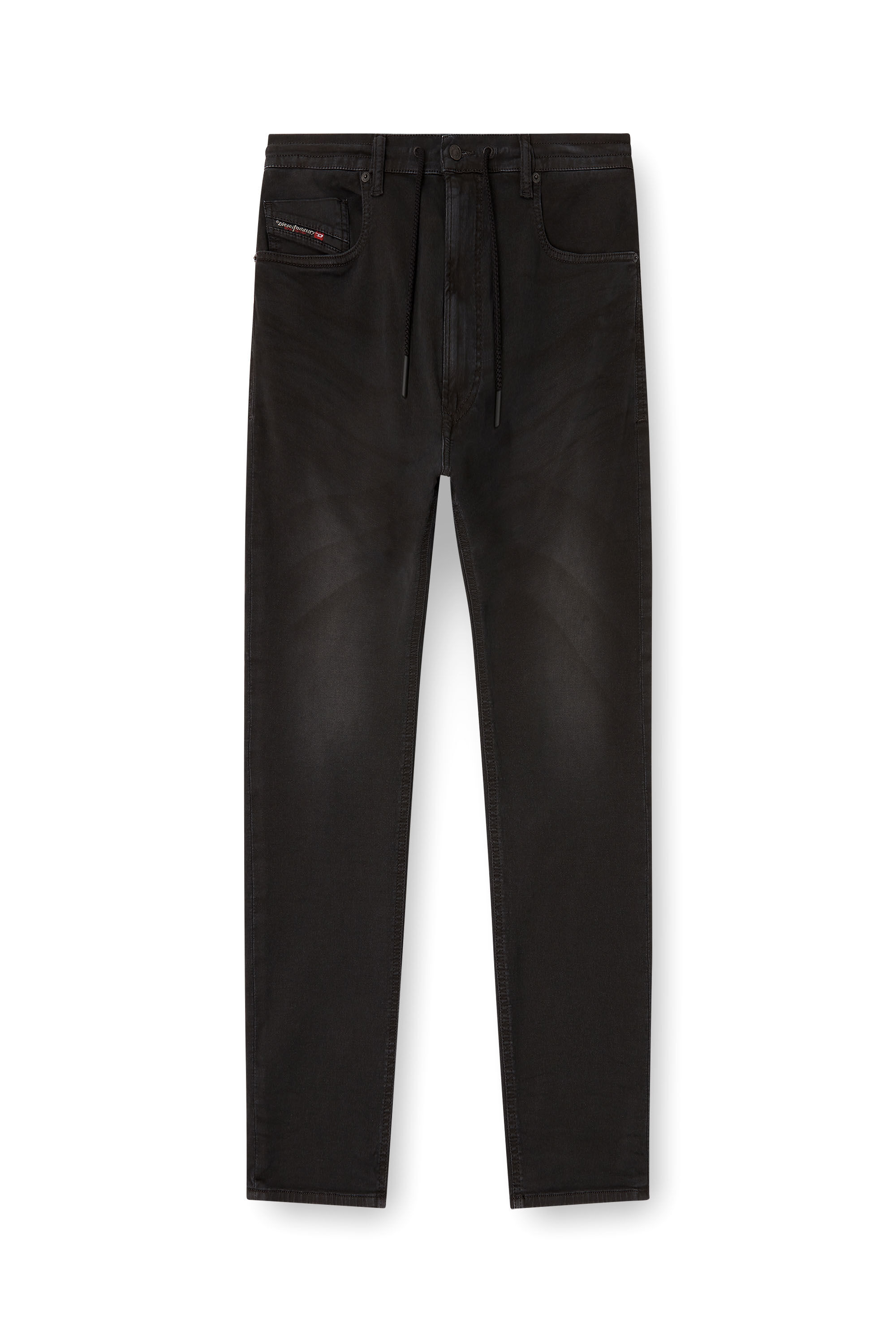 Diesel - Man's Regular 2032 D-Krooley Joggjeans® 0670M, Black - 2