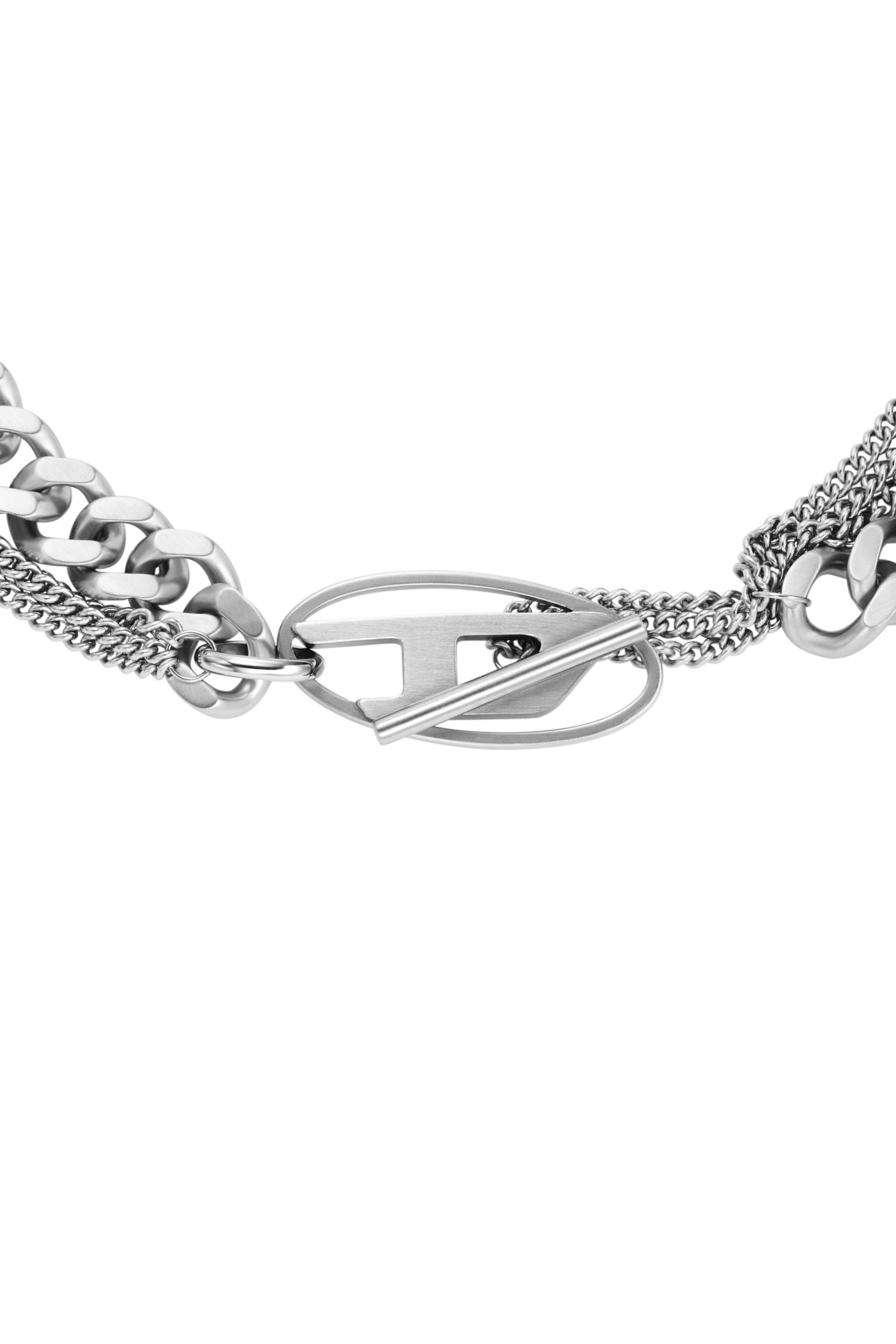 【DIESEL】dx1569710 / dx1548040 jewel Women's Stainless Steel Chain Necklace | Silver | Diesel