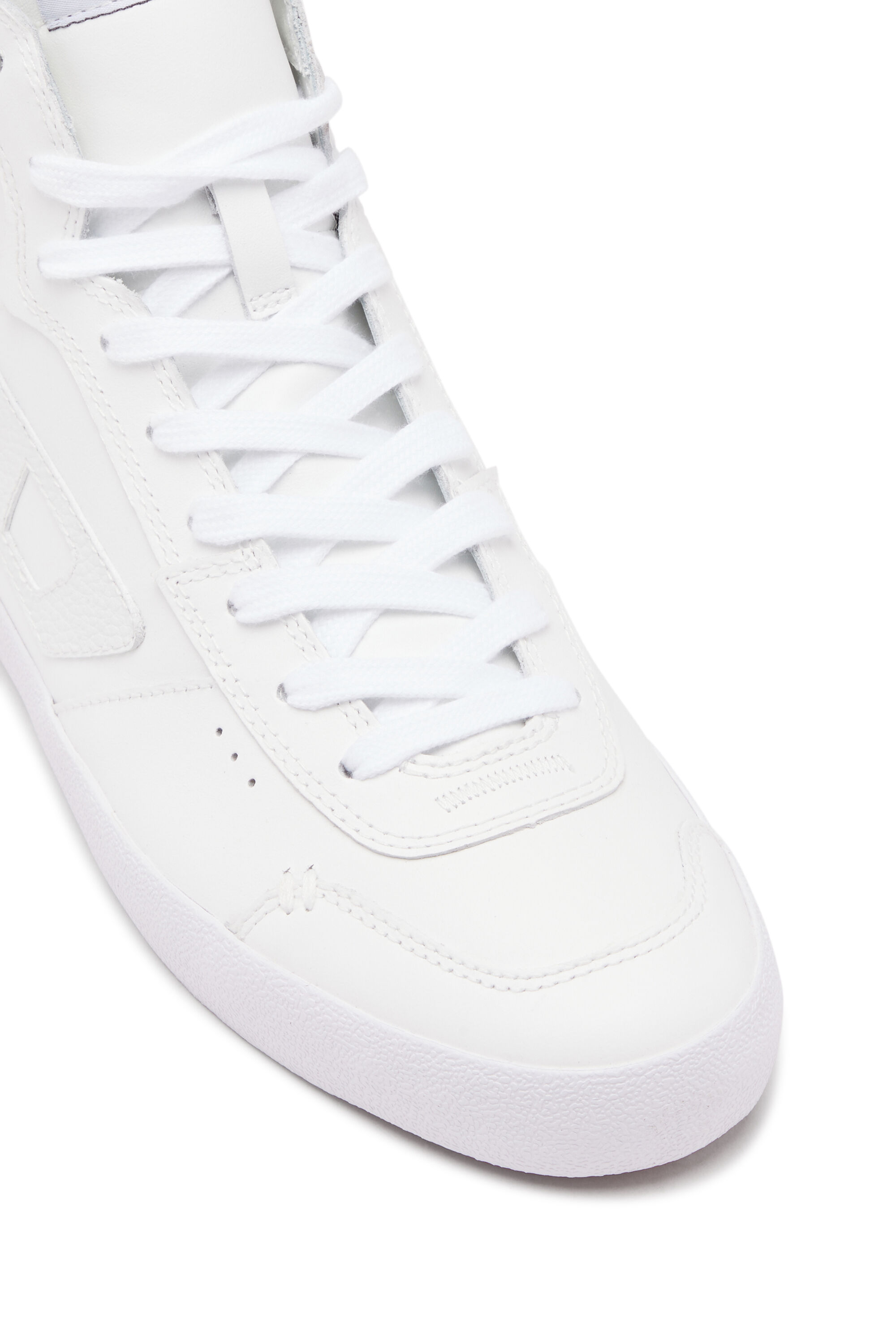 Mens white mid top sneakers hot sale