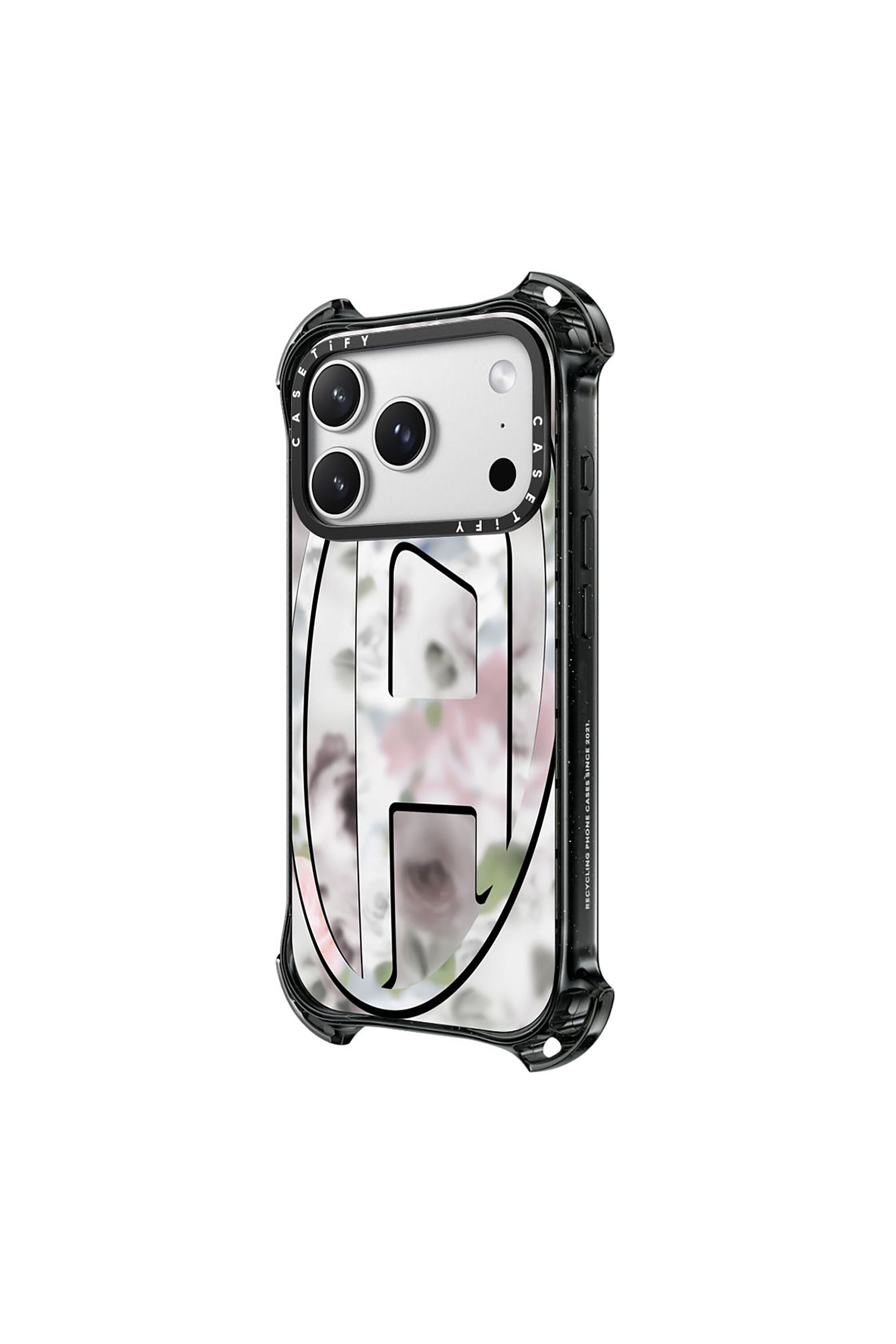 Diesel - 60586 MOULDED CASE, Unisex's Oval D bounce case for iPhone 17 Pro in Black/Pink - 2