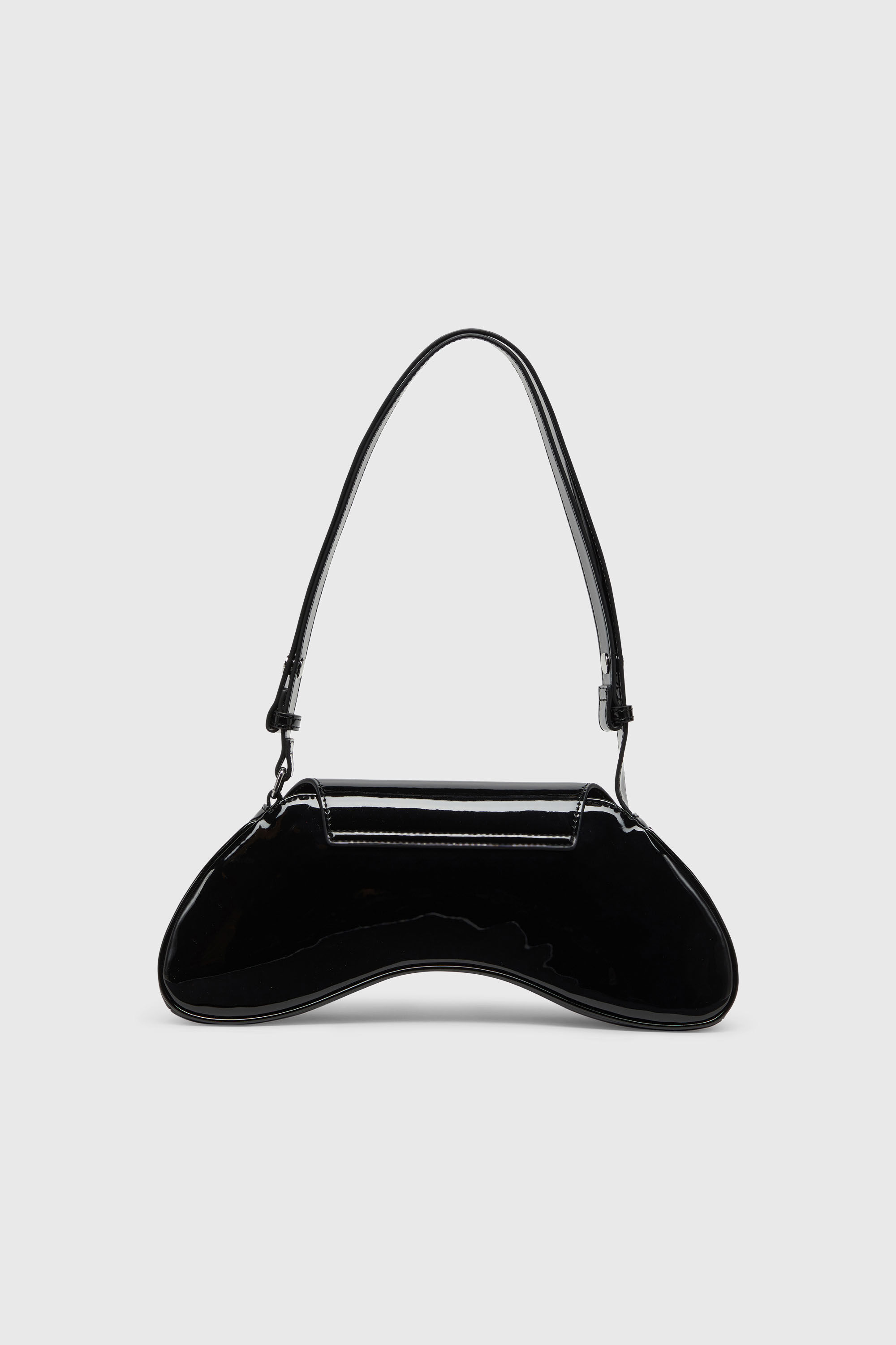Diesel - PLAY CROSSBODY, Woman's Play-Glossy crossbody bag in Black - 3