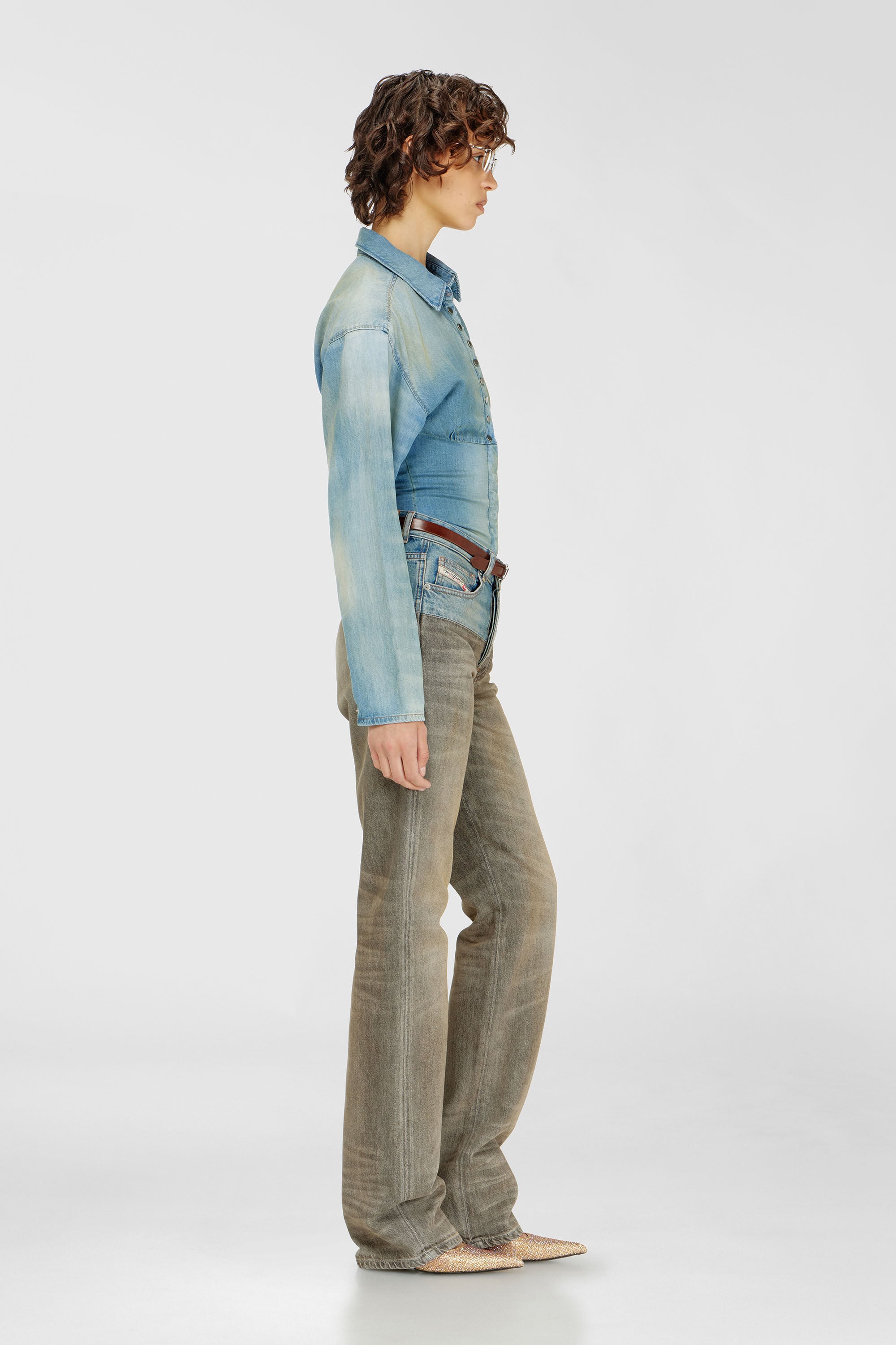 Diesel - Woman's Regular Jeans D-Sie 0ADDX, Grey/Blue - 2