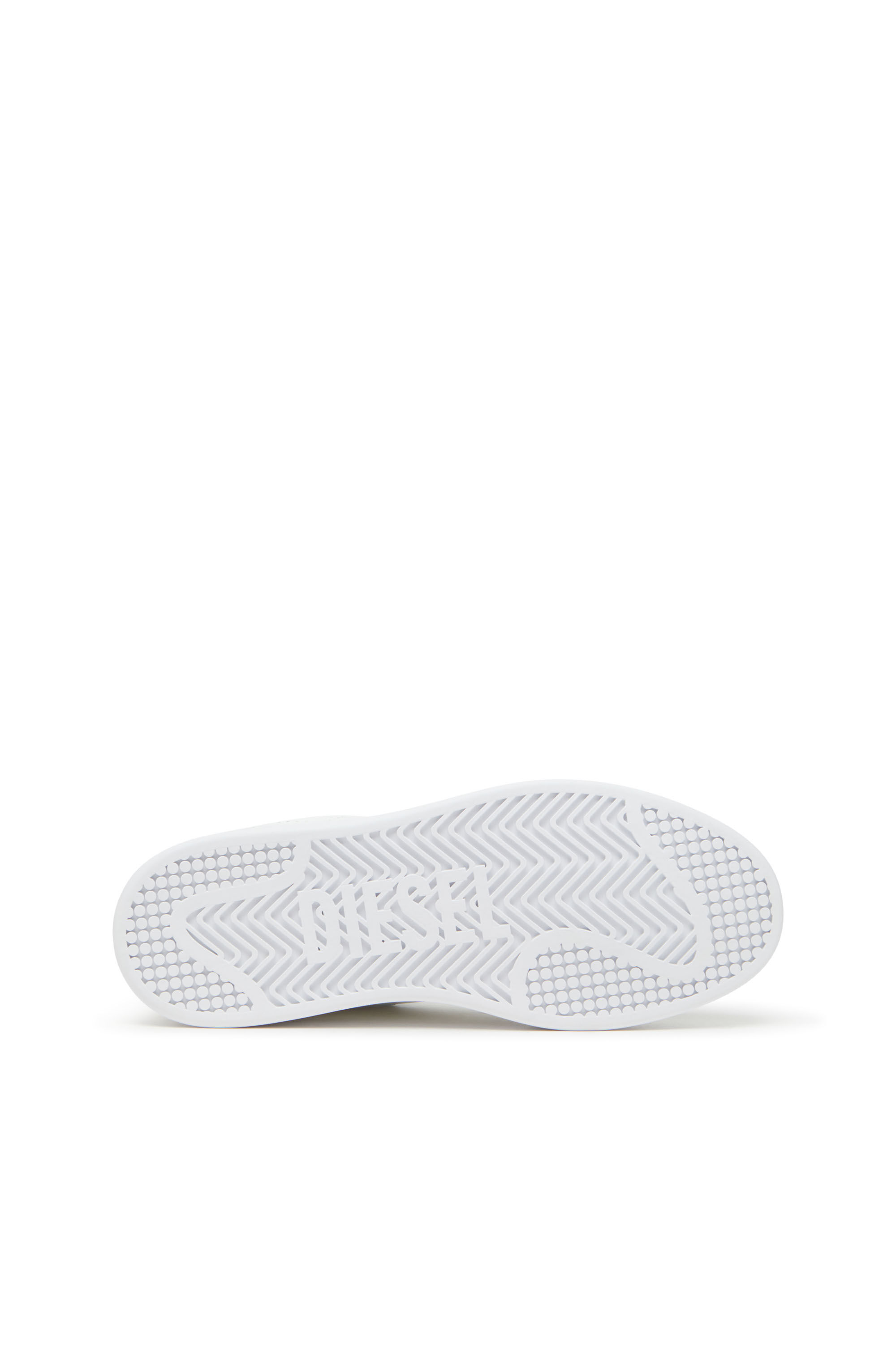 Diesel - S-DAKOTA LOW W, Woman's S-Dakota-Leather sneakers with perforated logo in White/Pink - 5