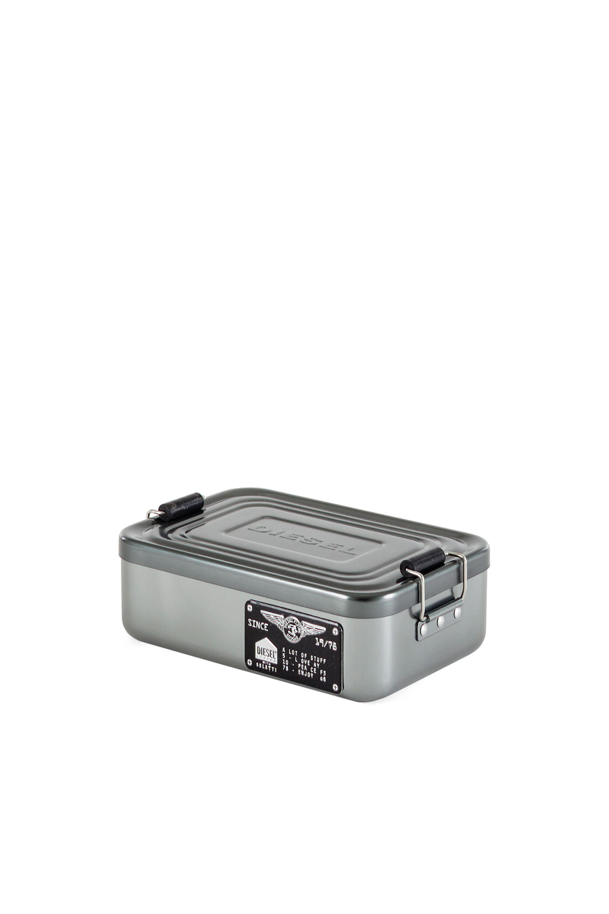Diesel - 11035 SURVIVAL, Unisex Aluminium box with lid, small size in Grey - Image 3