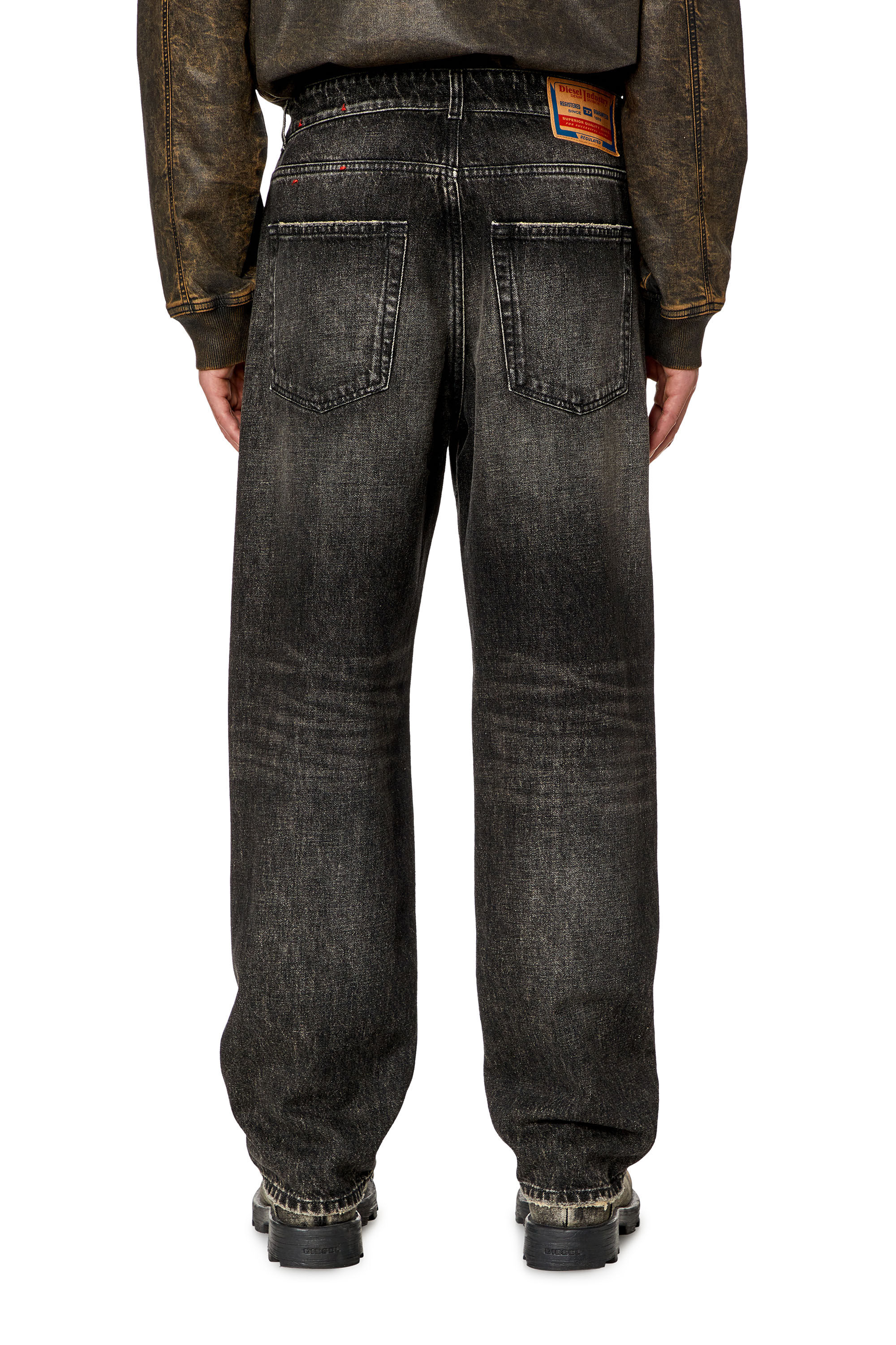 Diesel - Man Straight Jeans 2010 D-Macs 0JGAE, Black/Dark grey - Image 4