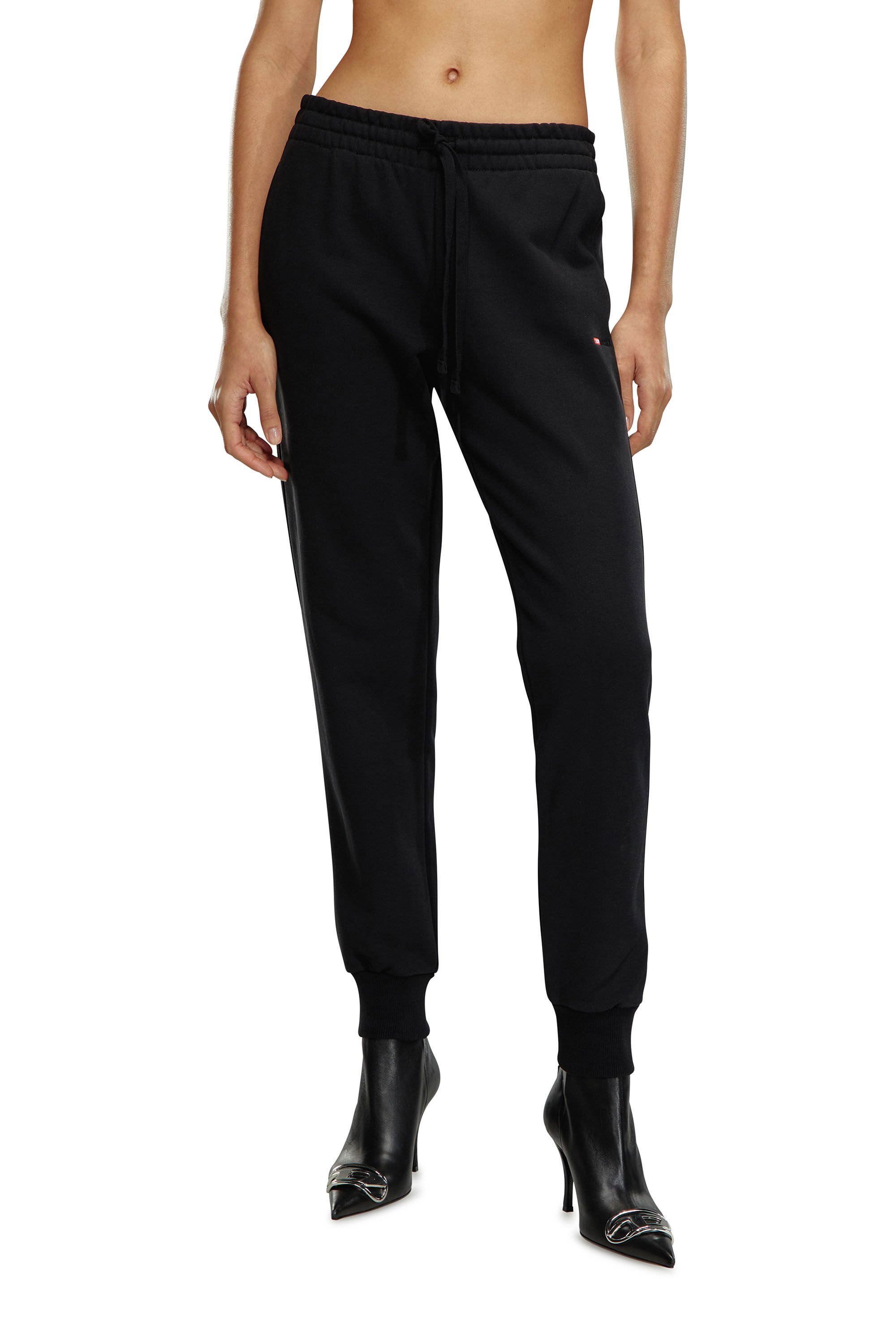 Diesel - P-JAMY-MICRODIV, Woman Sweatpants with micro logo embroidery in Black - Image 3