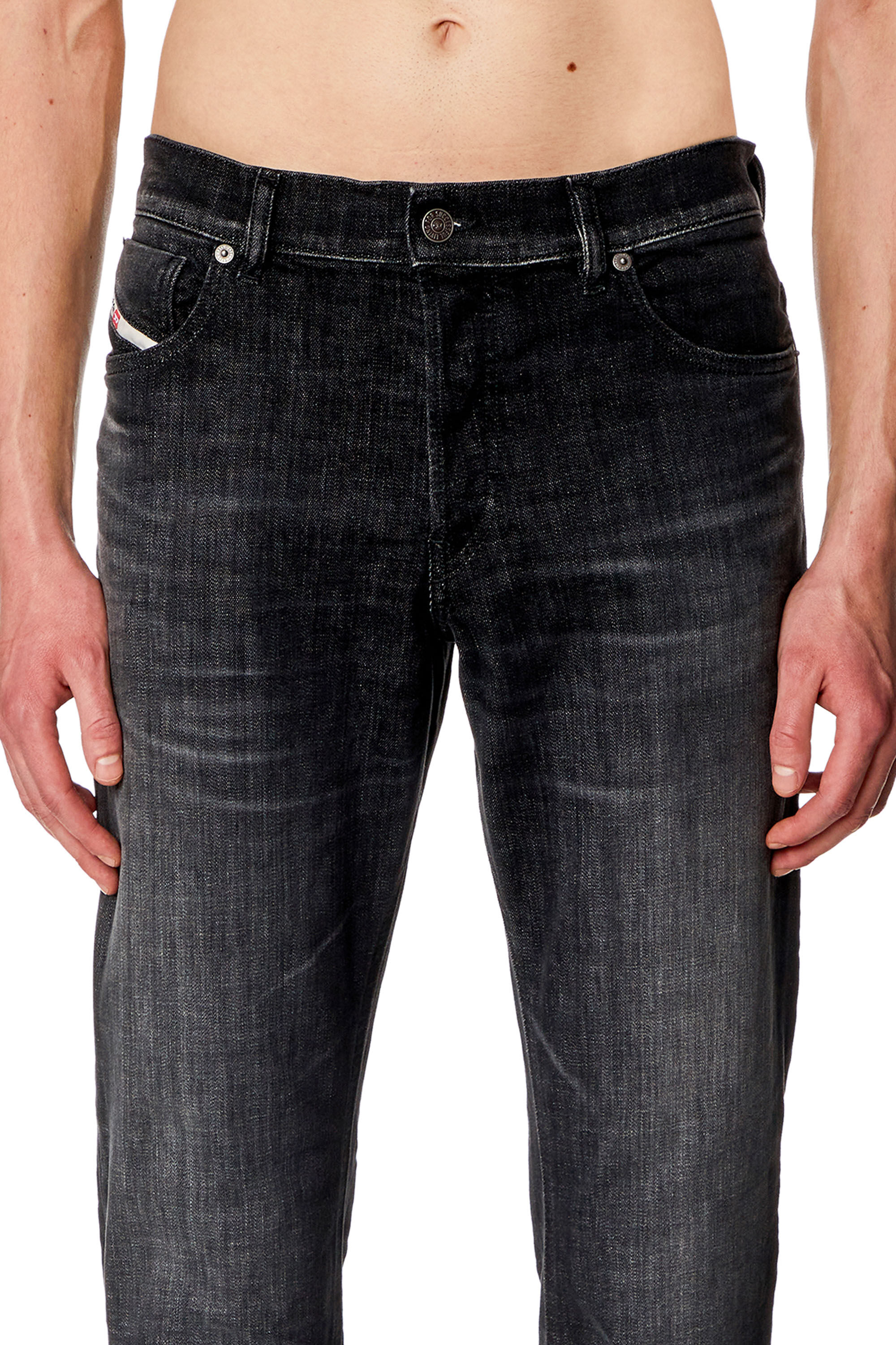 Diesel - Man Straight Jeans 1995 D-Sark 09H34, Black/Dark grey - Image 5