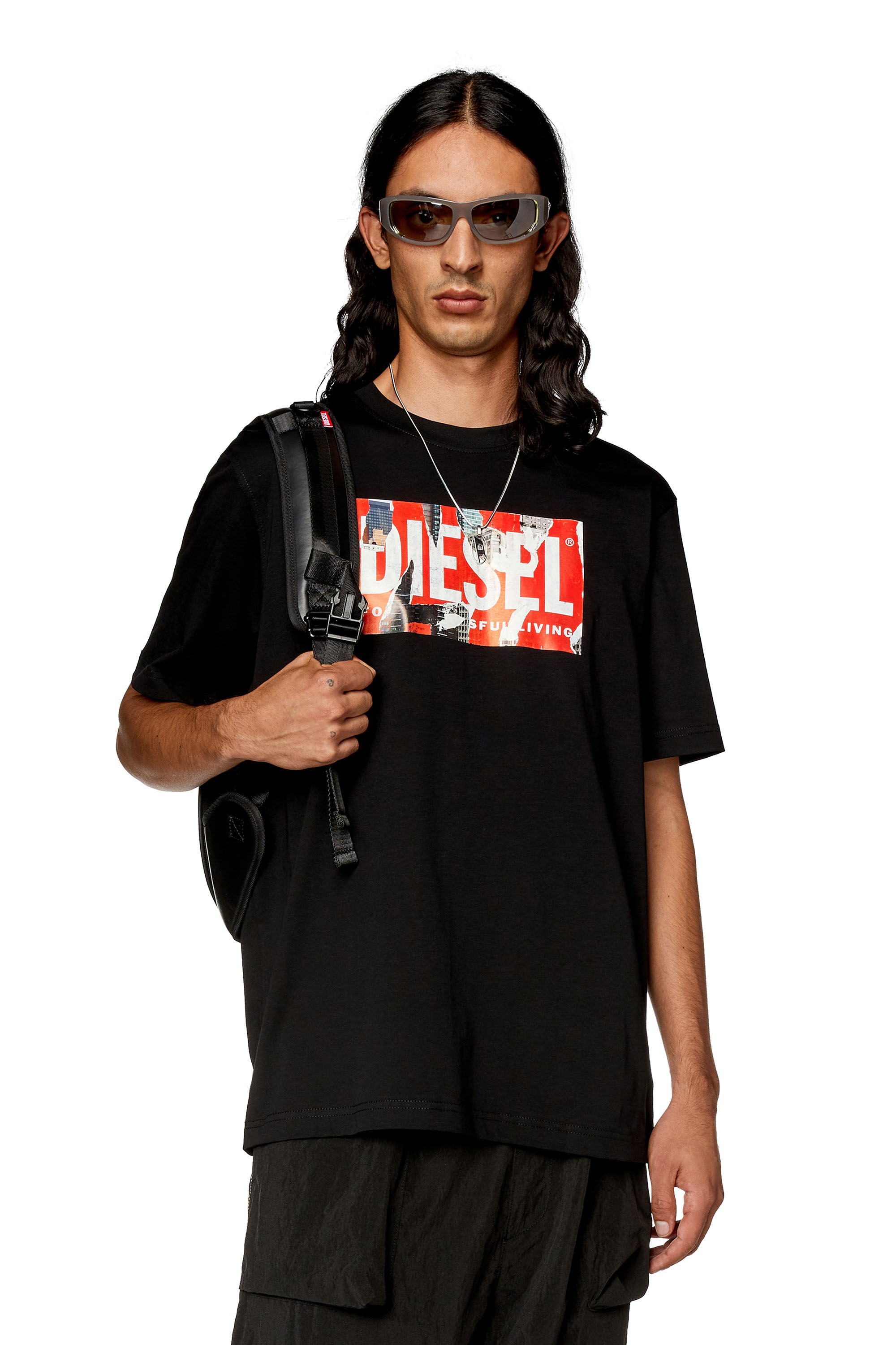 Diesel - T-JUST-L13, Black - Image 3