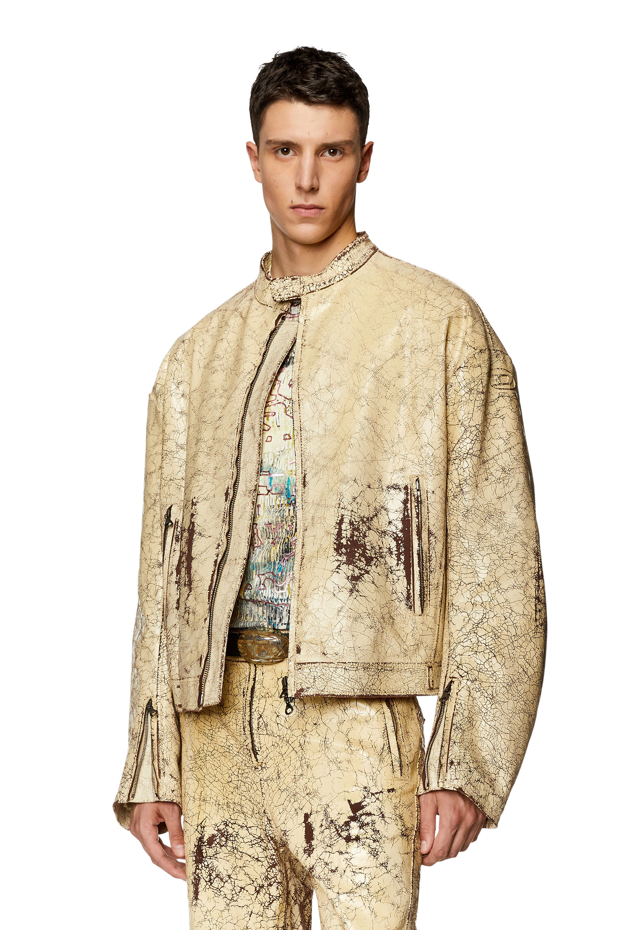 Diesel - L-ALAN, Beige - Image 3