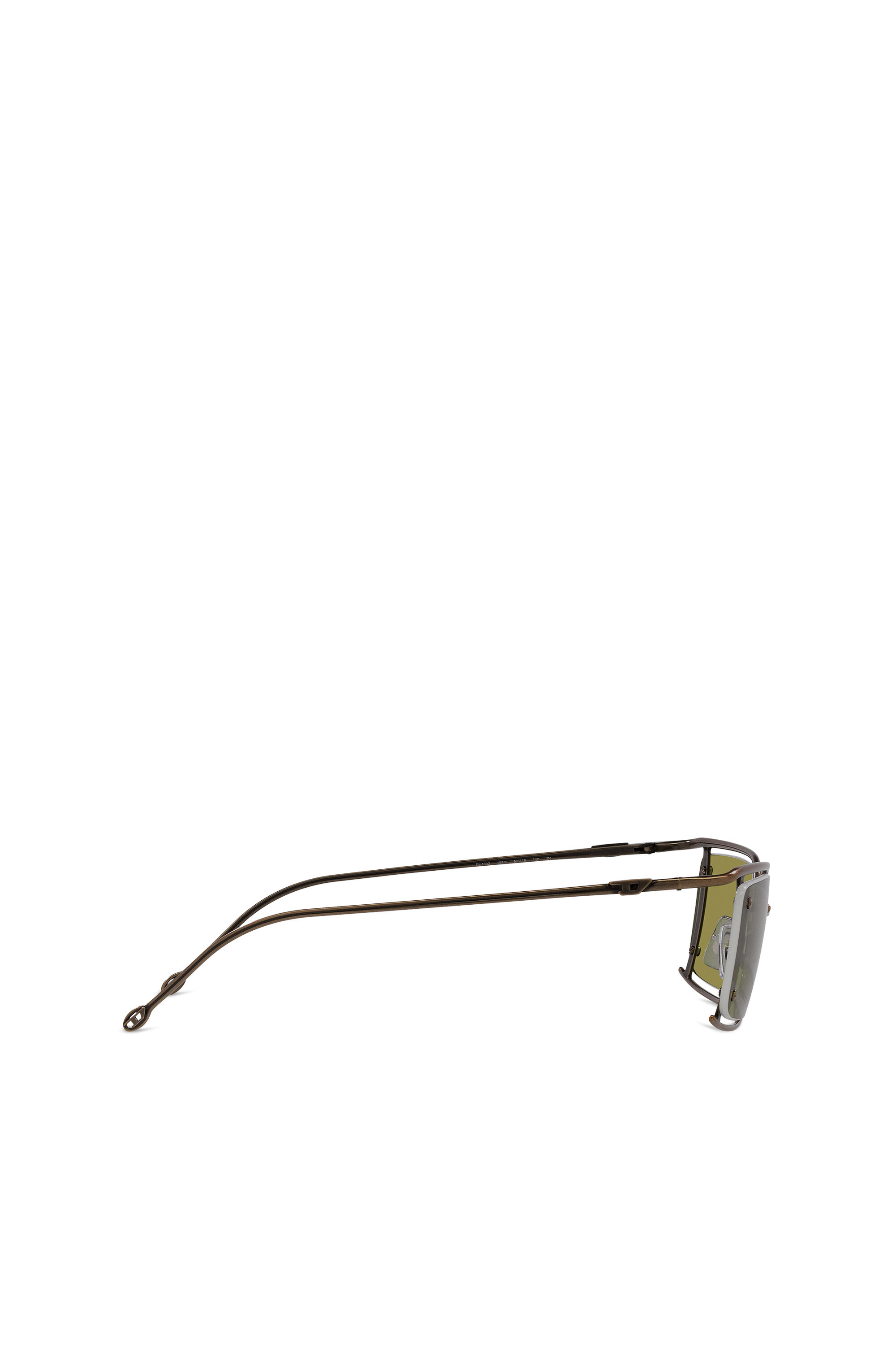 Diesel - 0DL1002, Unisex Rectangle sunglasses in Green - Image 5