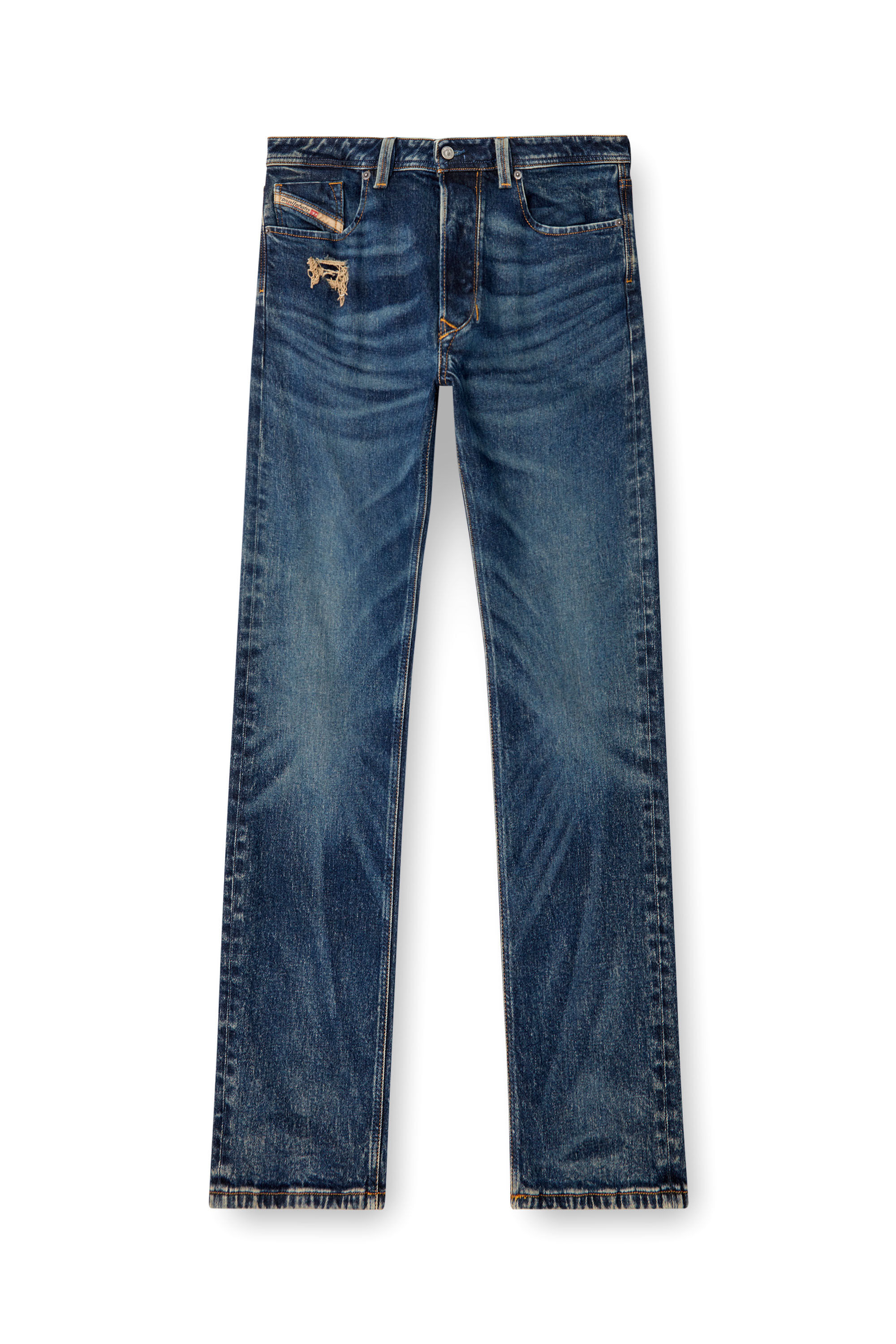 Diesel - Man's Regular Jeans 1985 Larkee 007Y3, Dark Blue - 2