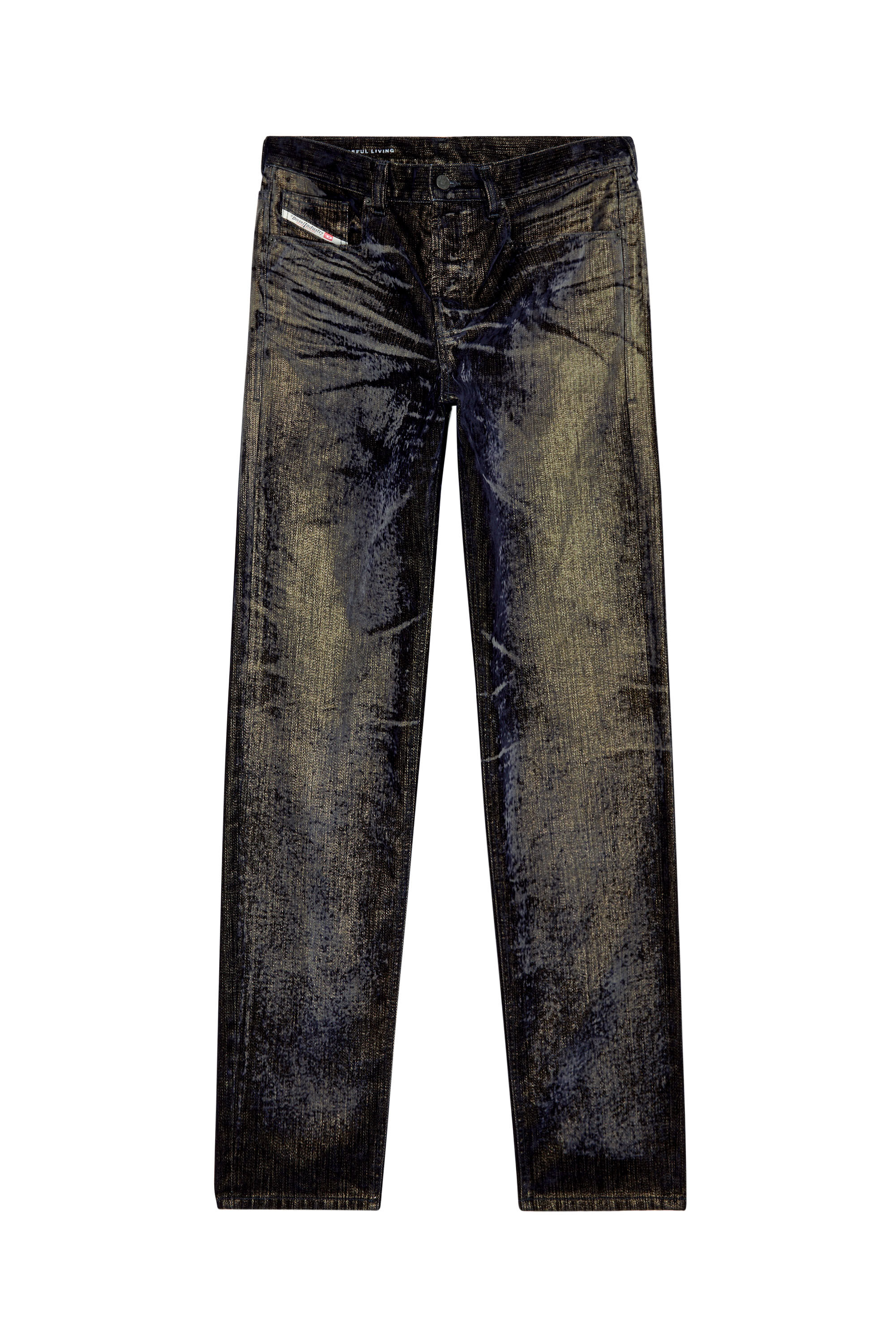 Diesel - Man Straight Jeans 2010 D-Macs 09I49, Black/Dark grey - Image 2