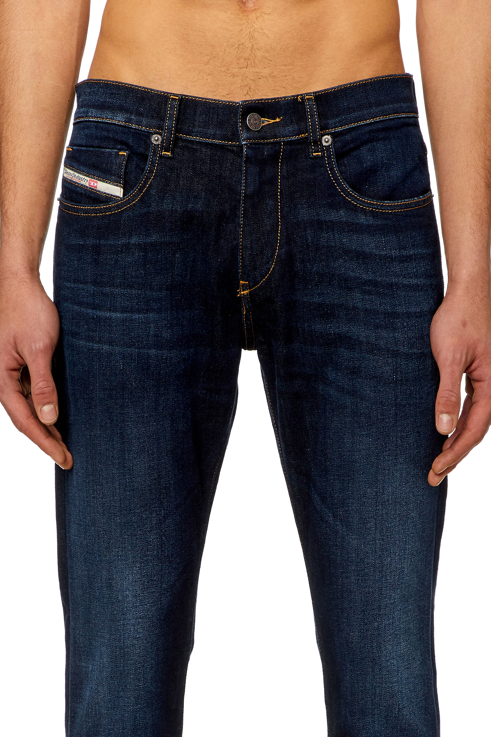 Diesel - Slim Jeans 2019 D-Strukt 009ZS, Dark Blue - Image 5