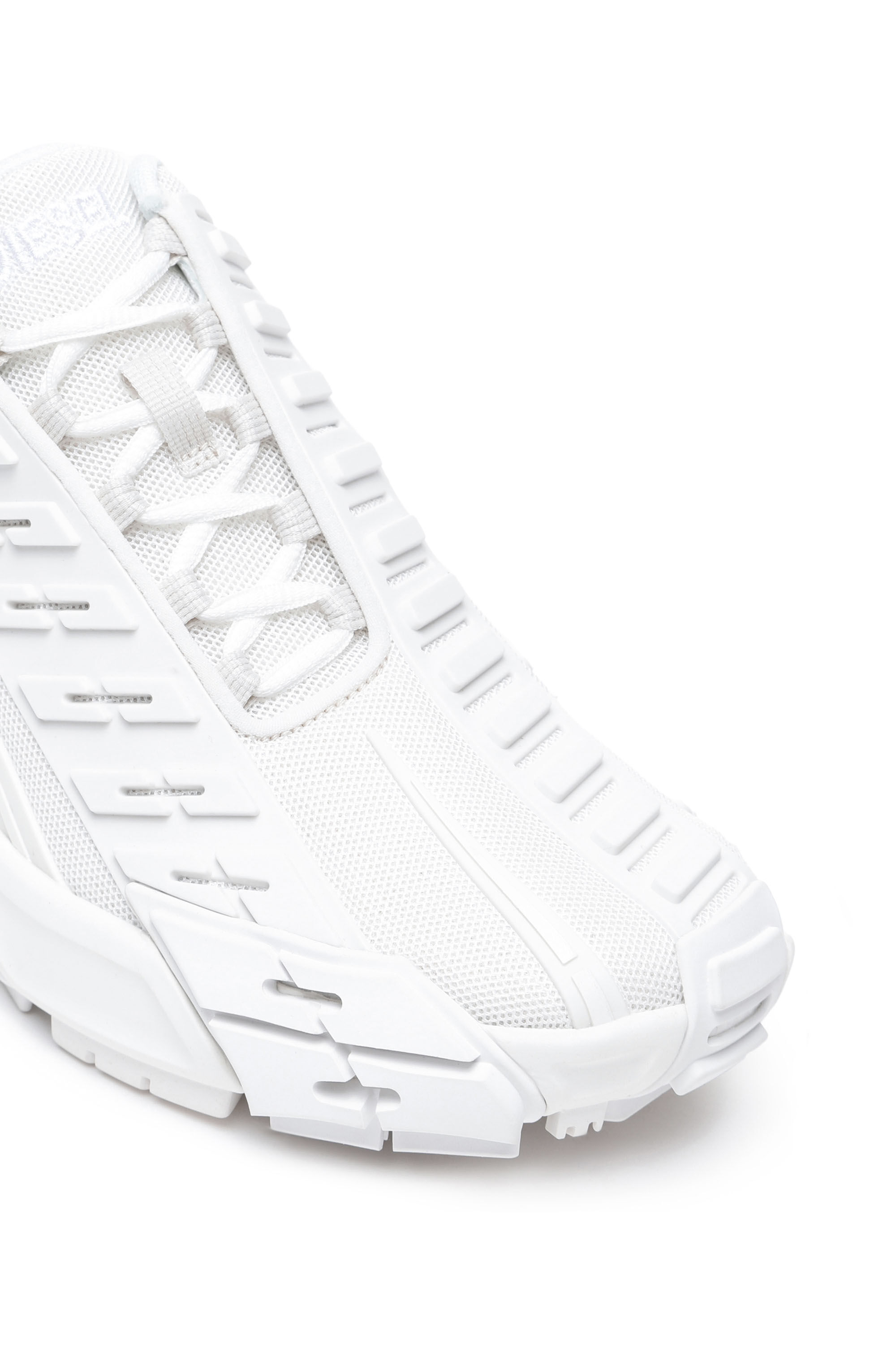Diesel - S-PROTOTYPE LOW, Man S-Prototype Low - Sneakers in mesh and rubber in White - Image 6