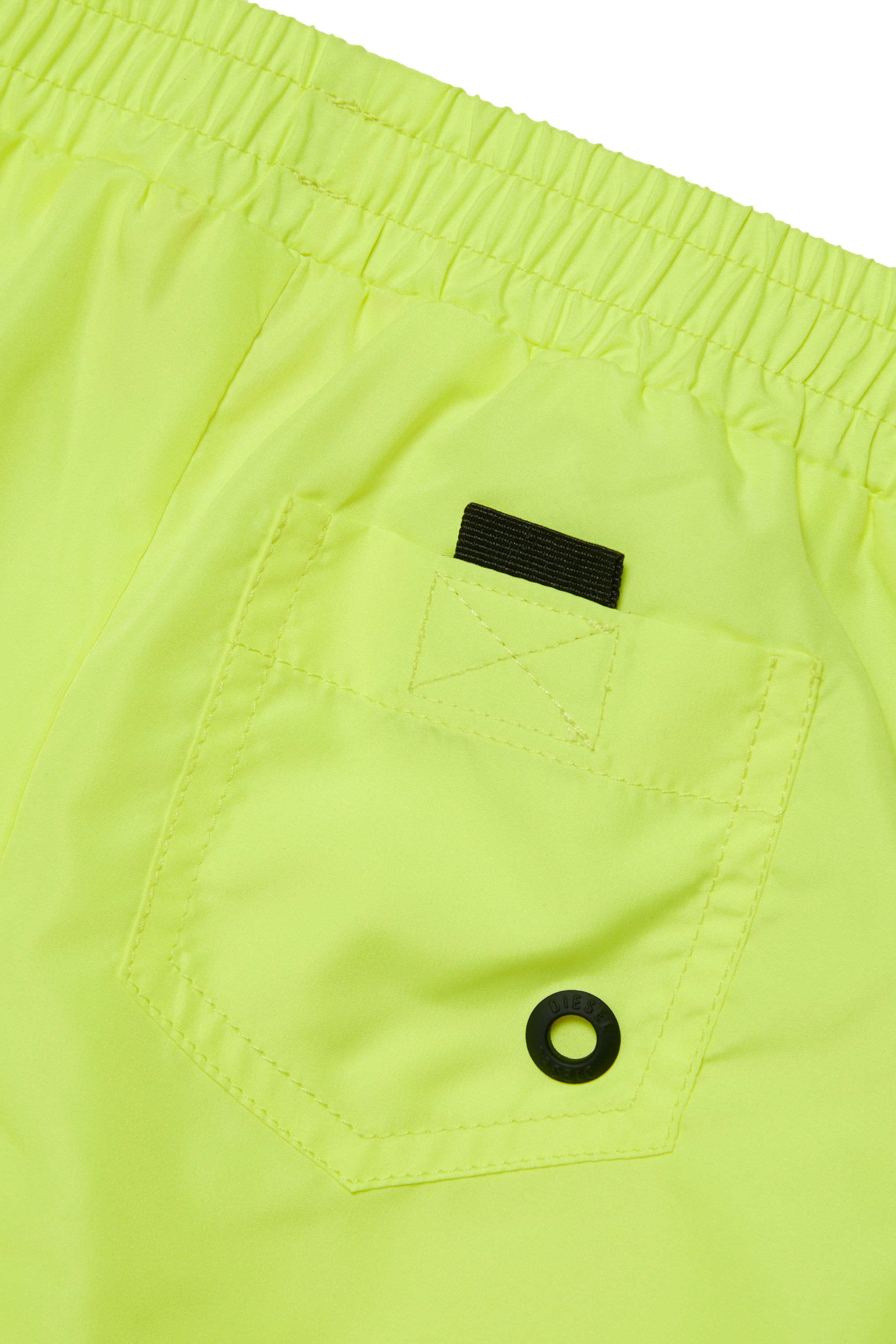 Diesel - MRULB, Man Swim shorts with Oval D logo in Yellow - Image 3