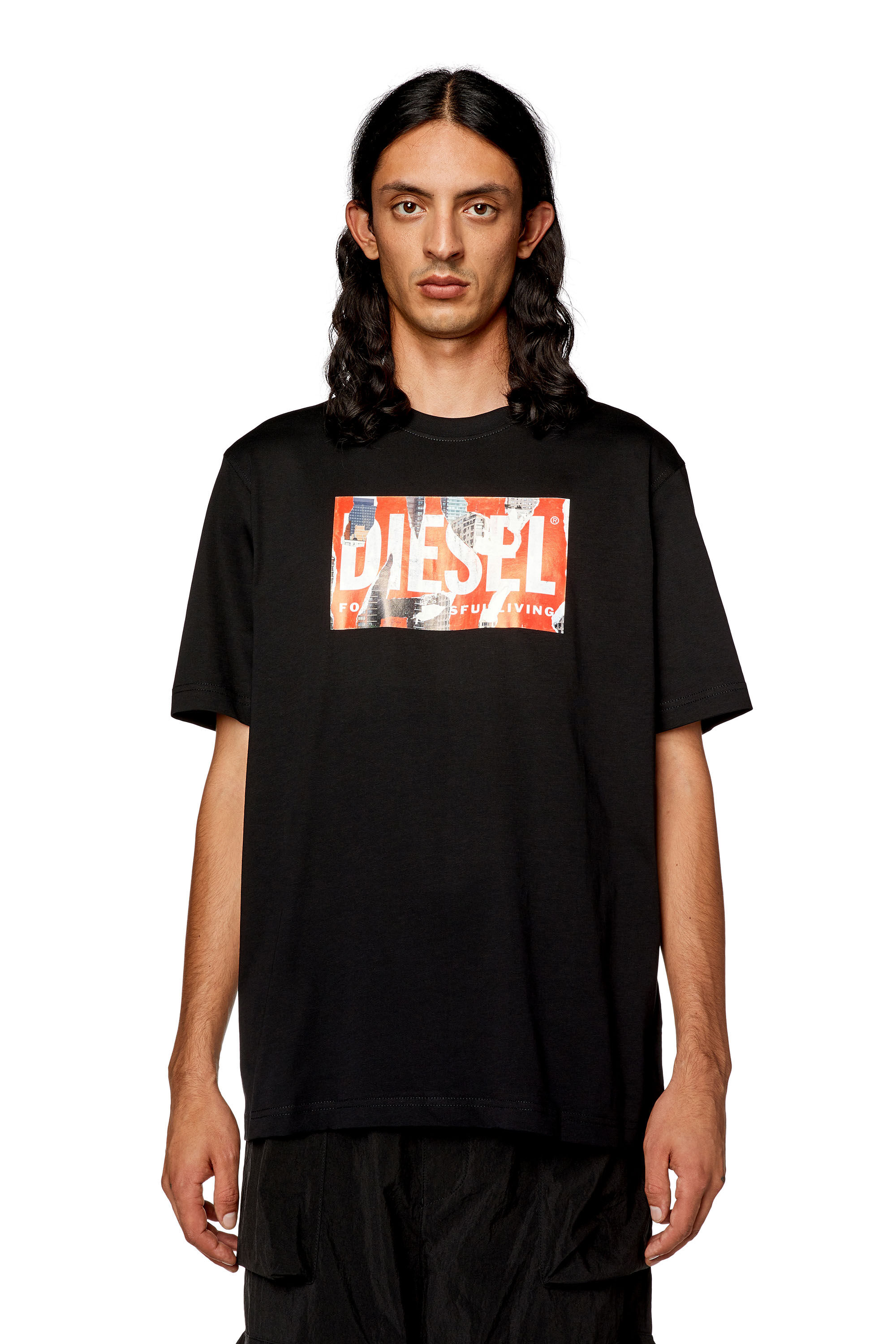 Diesel - T-JUST-L13, Black - Image 5