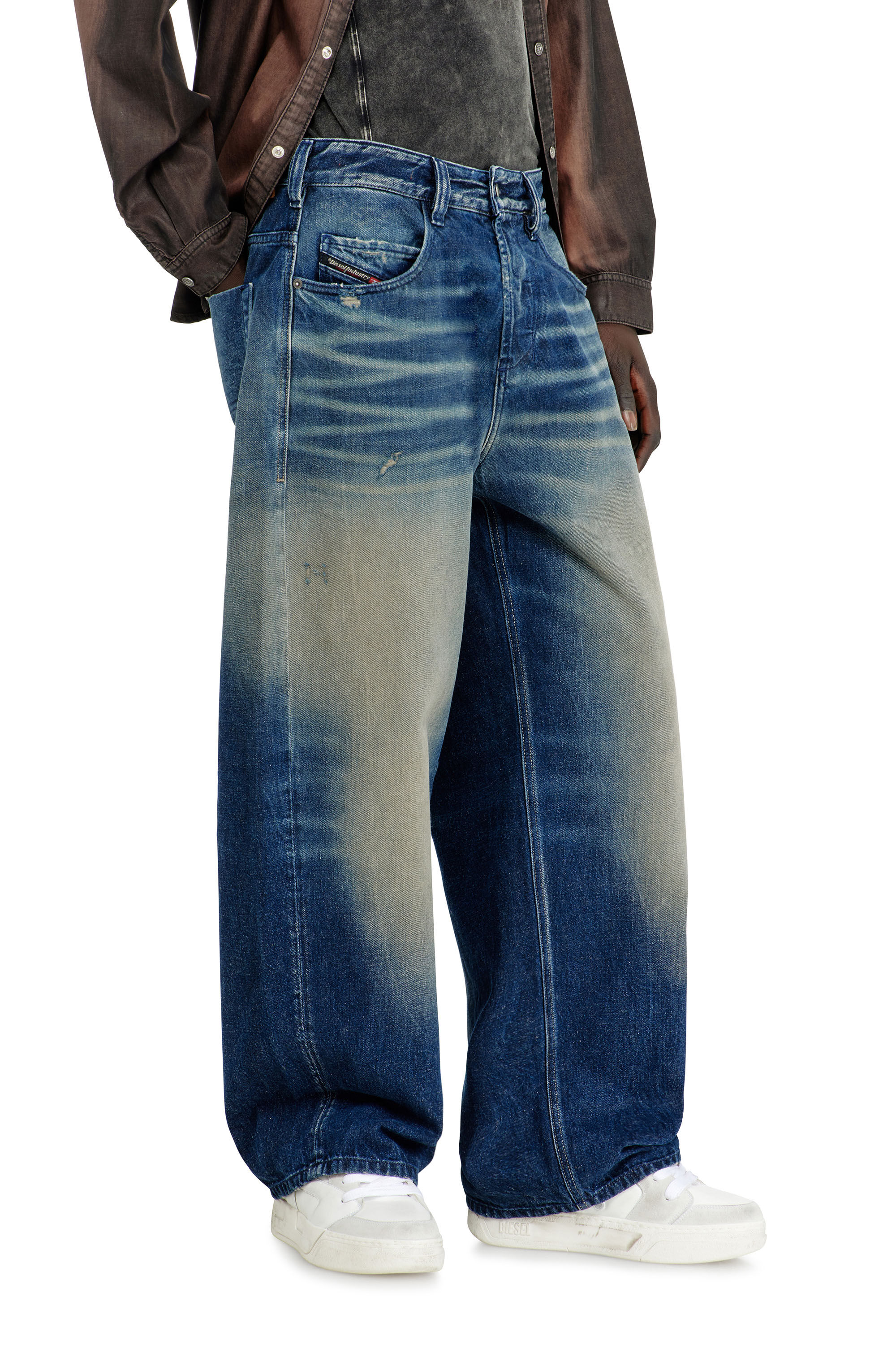 Diesel - Unisex's Relaxed Jeans 1997 D-Enim-M 007DQ, Dark Blue - 8