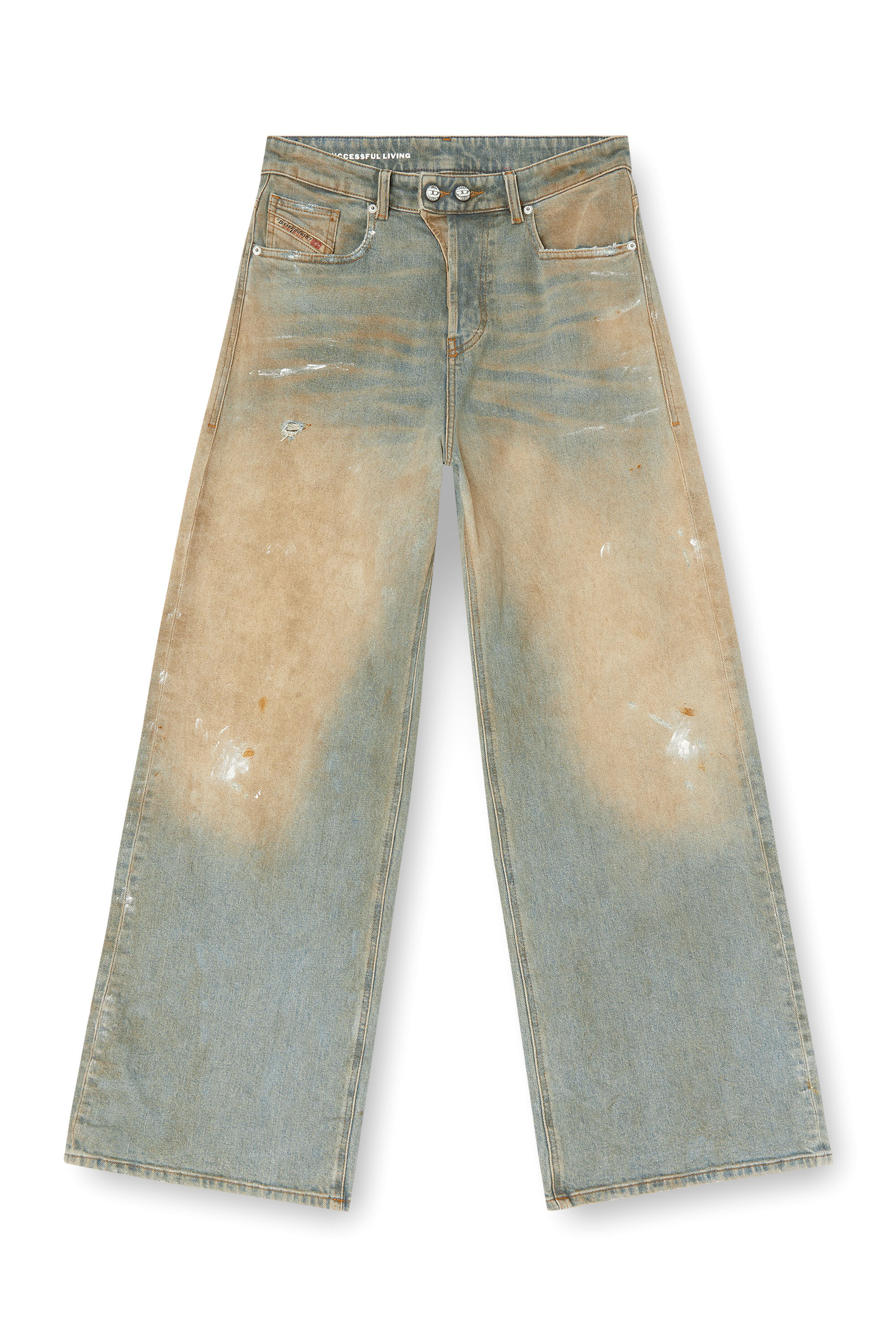 Diesel - Woman's Relaxed Jeans 1996 D-Sire 007Z4, Light Blue - 2