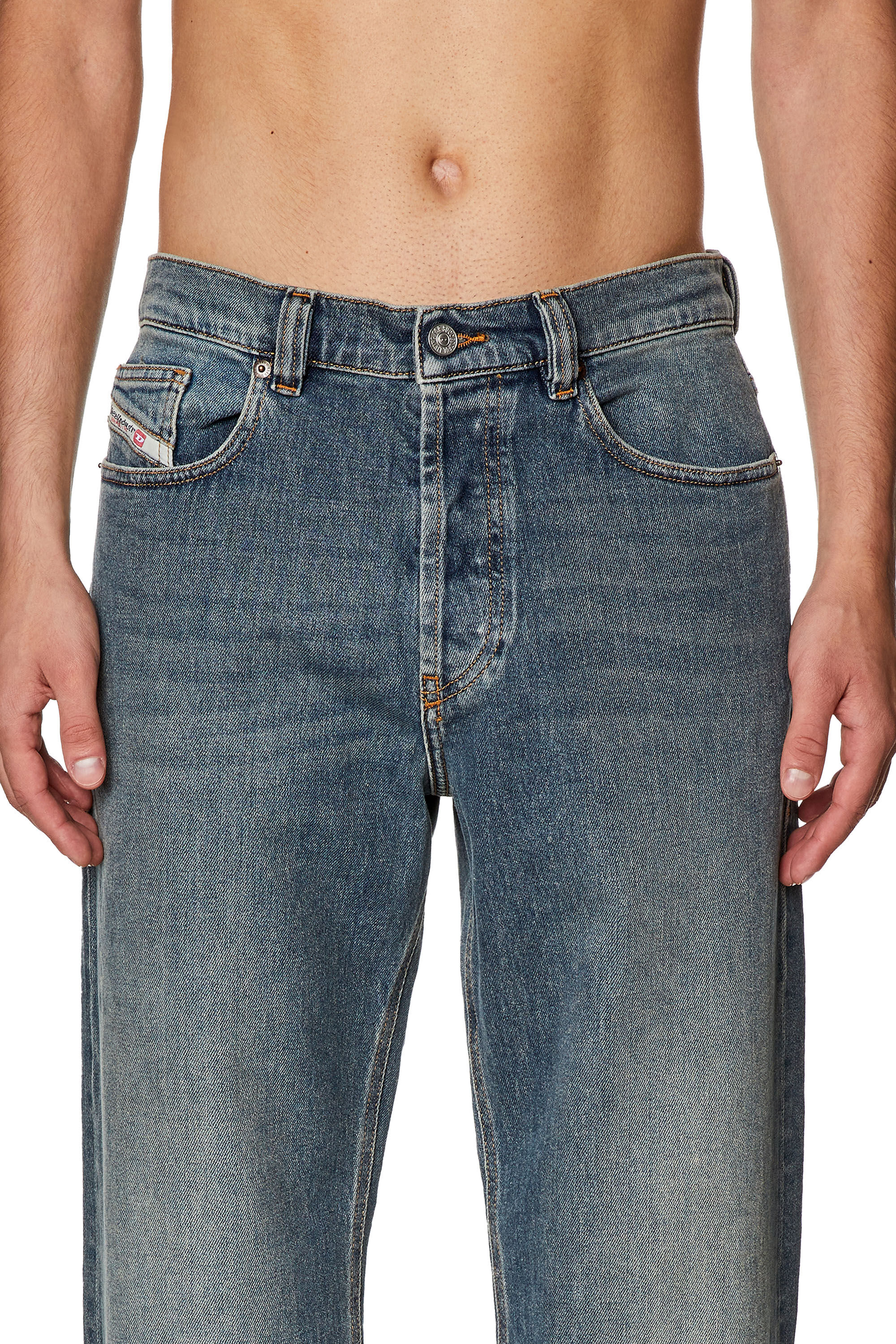 Diesel - Straight Jeans 2010 D-Macs 09F74, Medium blue - Image 5