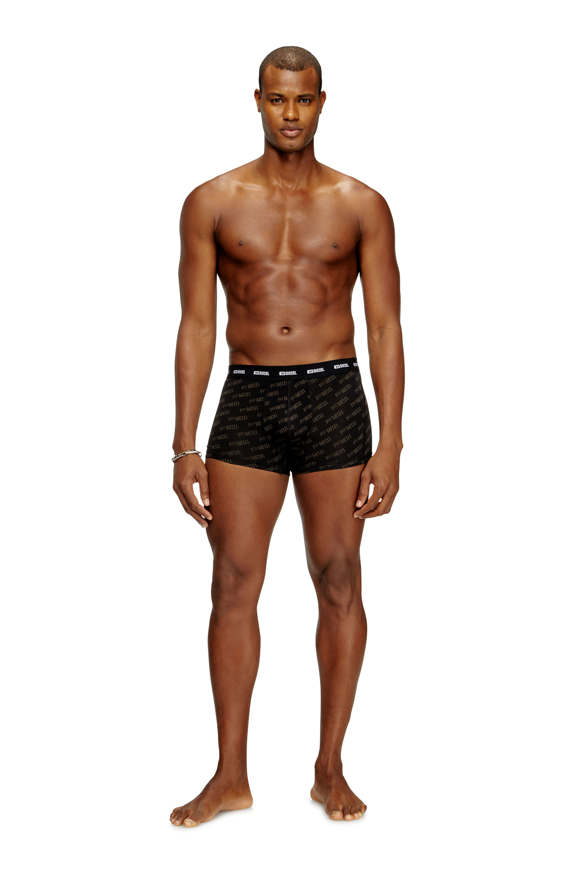 Diesel - DAMIEN-UTLT-3PACK, Man's 3-pack boxer briefs with stylised logo in null - 1