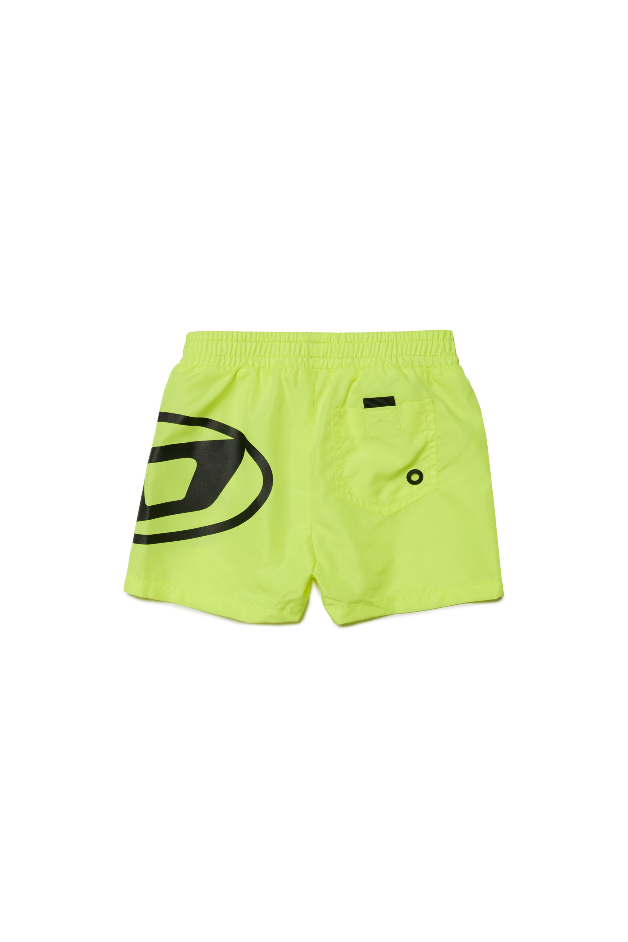 Diesel - MRULB, Man Swim shorts with Oval D logo in Yellow - Image 2