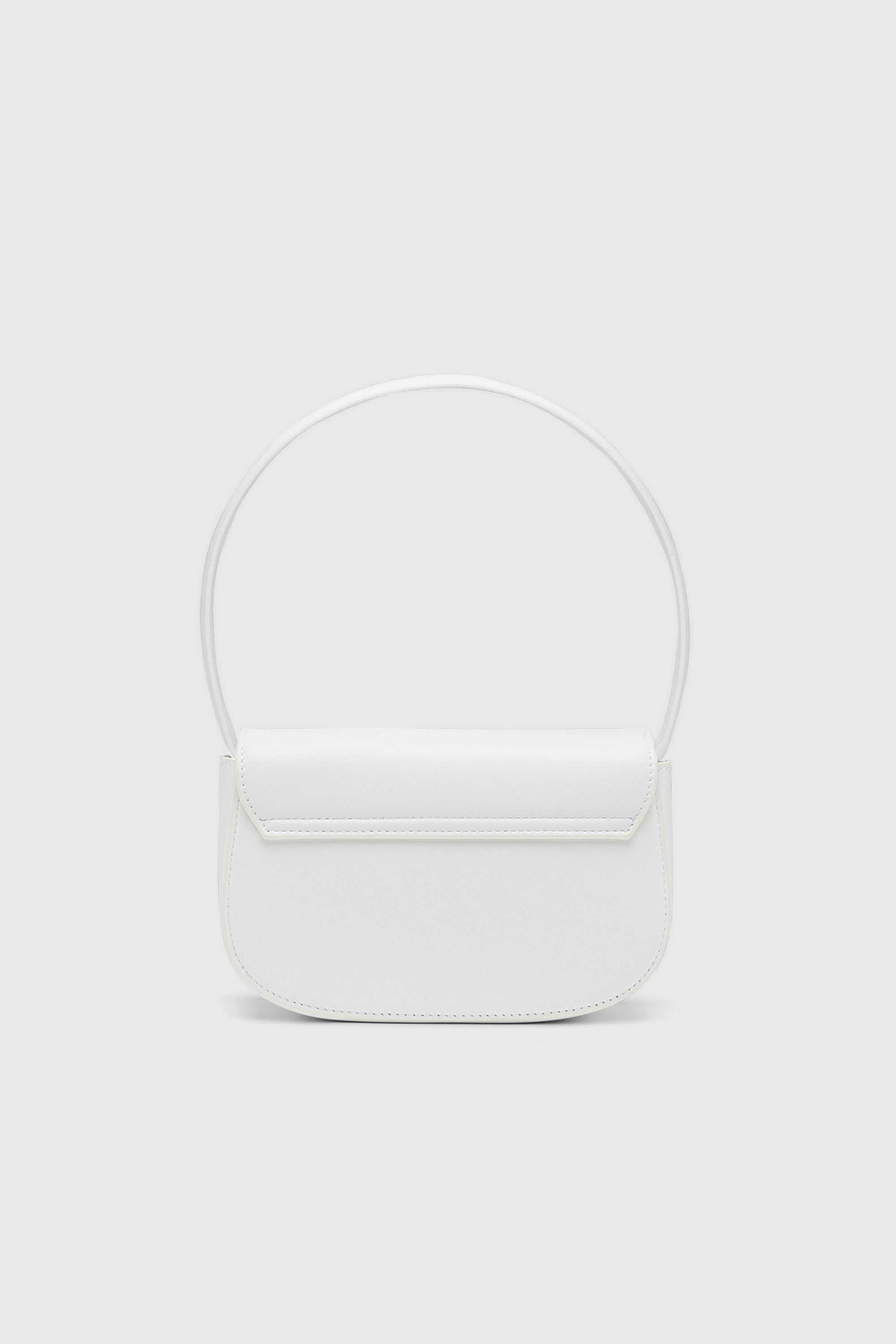 Diesel - 1DR, Woman's 1DR-Iconic shoulder bag in nappa leather in White - 3