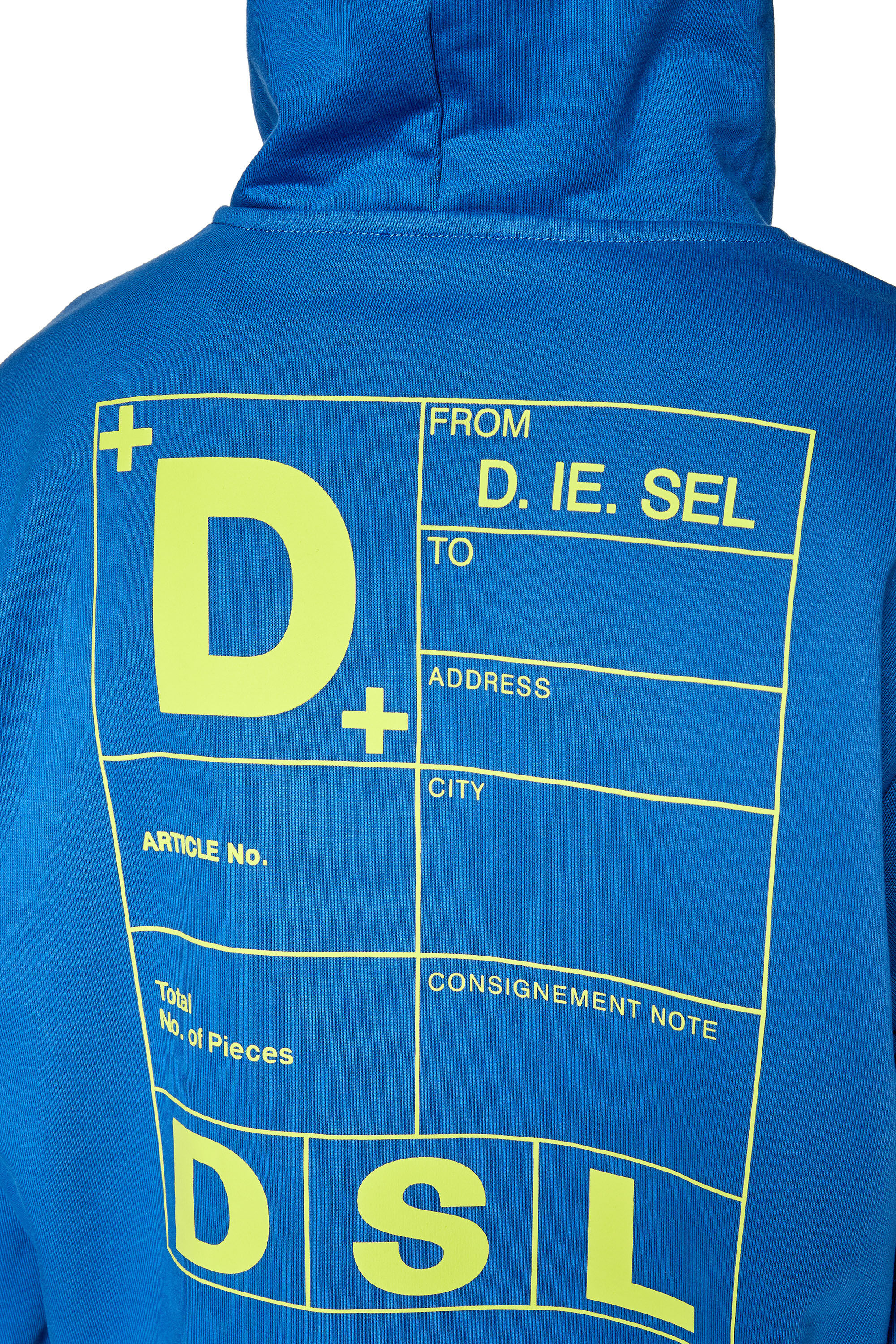 Diesel - S-GINN-HOOD-K35, Blue - Image 5