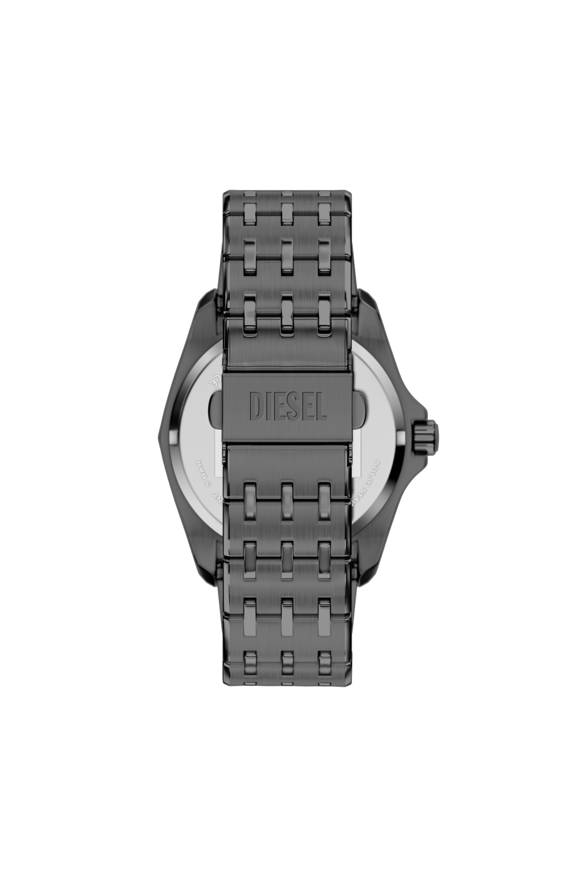 Diesel - DZ2238 WATCH, Man's Stinger gunmetal stainless steel watch in Dark grey - 2