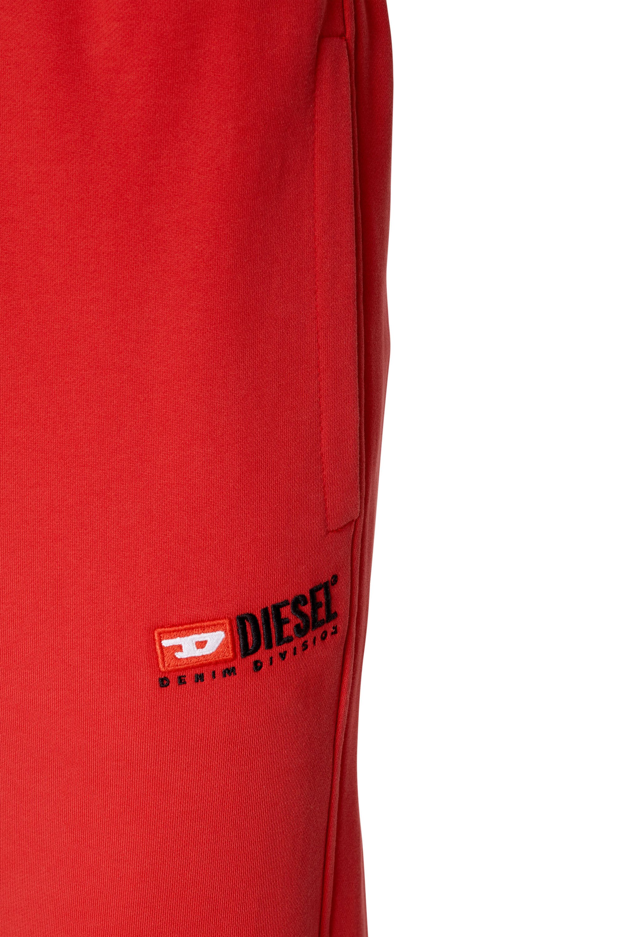 Diesel - P-TARY-DIV, Man Sweatpants with logo embroidery in Red - Image 6