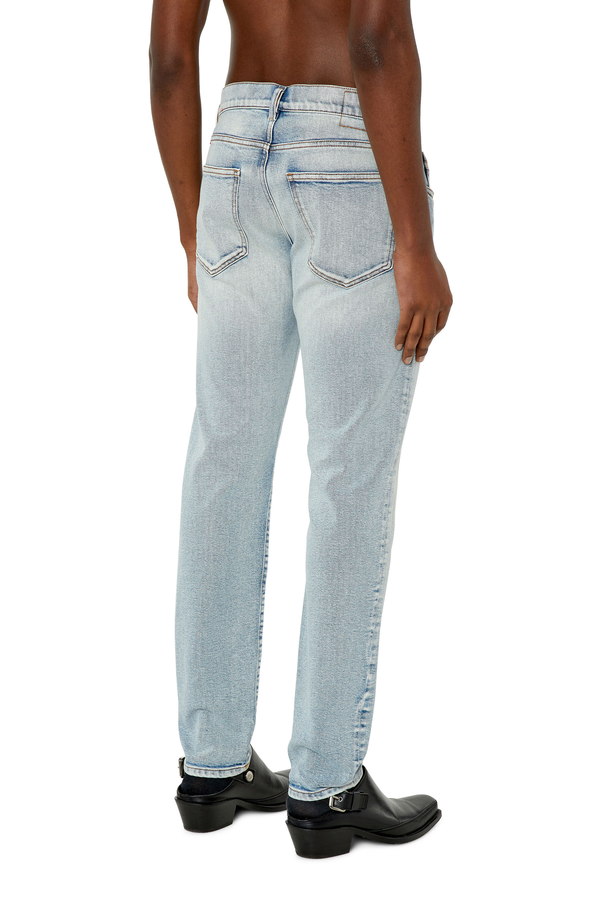 Diesel - Slim Jeans 2019 D-Strukt 9C08L, Light Blue - Image 4