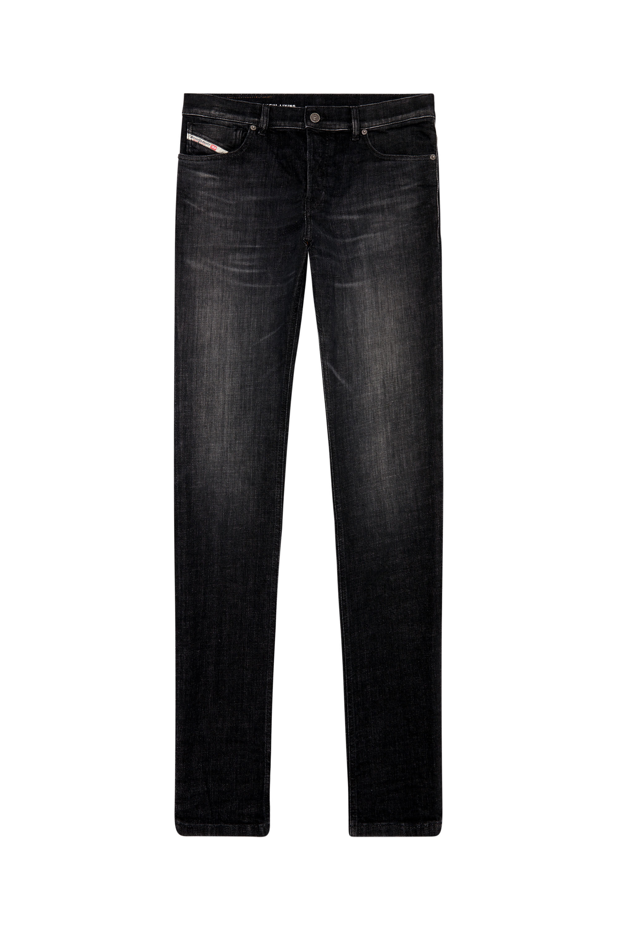 Diesel - Man Straight Jeans 1995 D-Sark 09H34, Black/Dark grey - Image 2