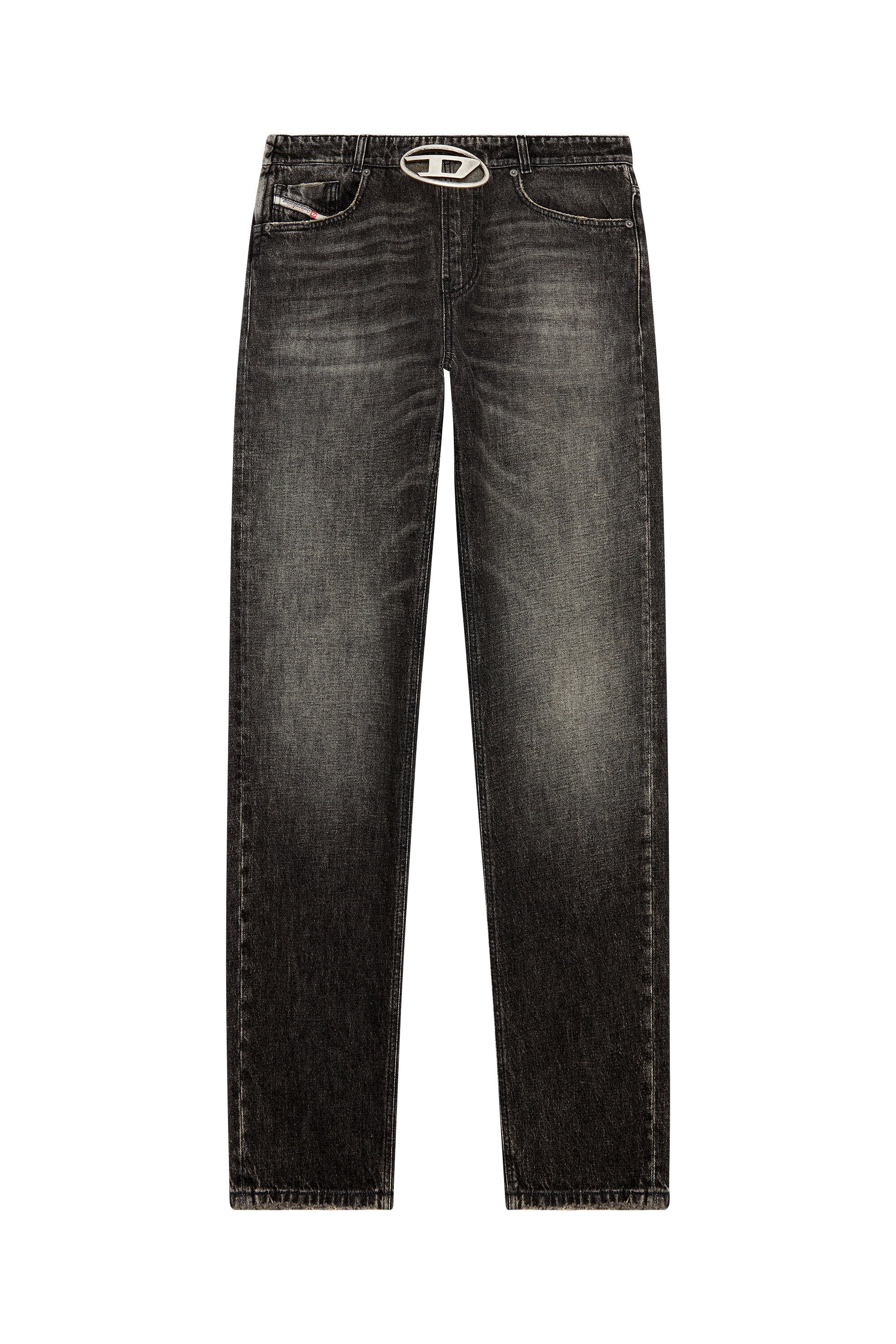 Diesel - Man Straight Jeans 2010 D-Macs 0JGAE, Black/Dark grey - Image 2