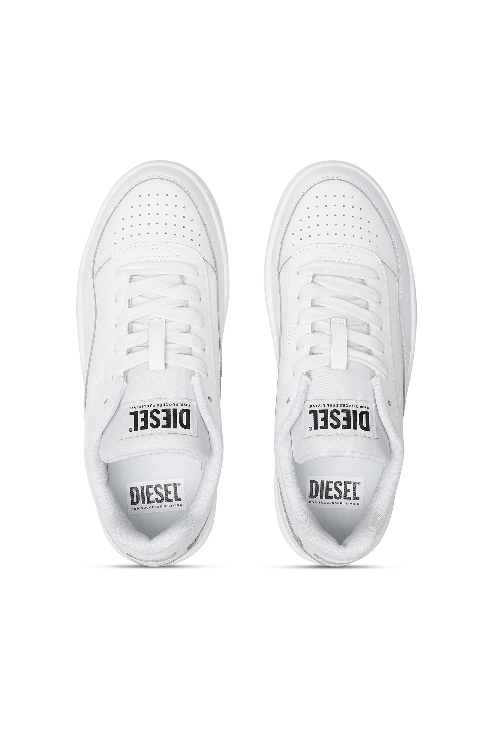 Diesel - S-TRACKER-D LOW W, Woman's S-Tracker-D-Low top sneaker in White - 4