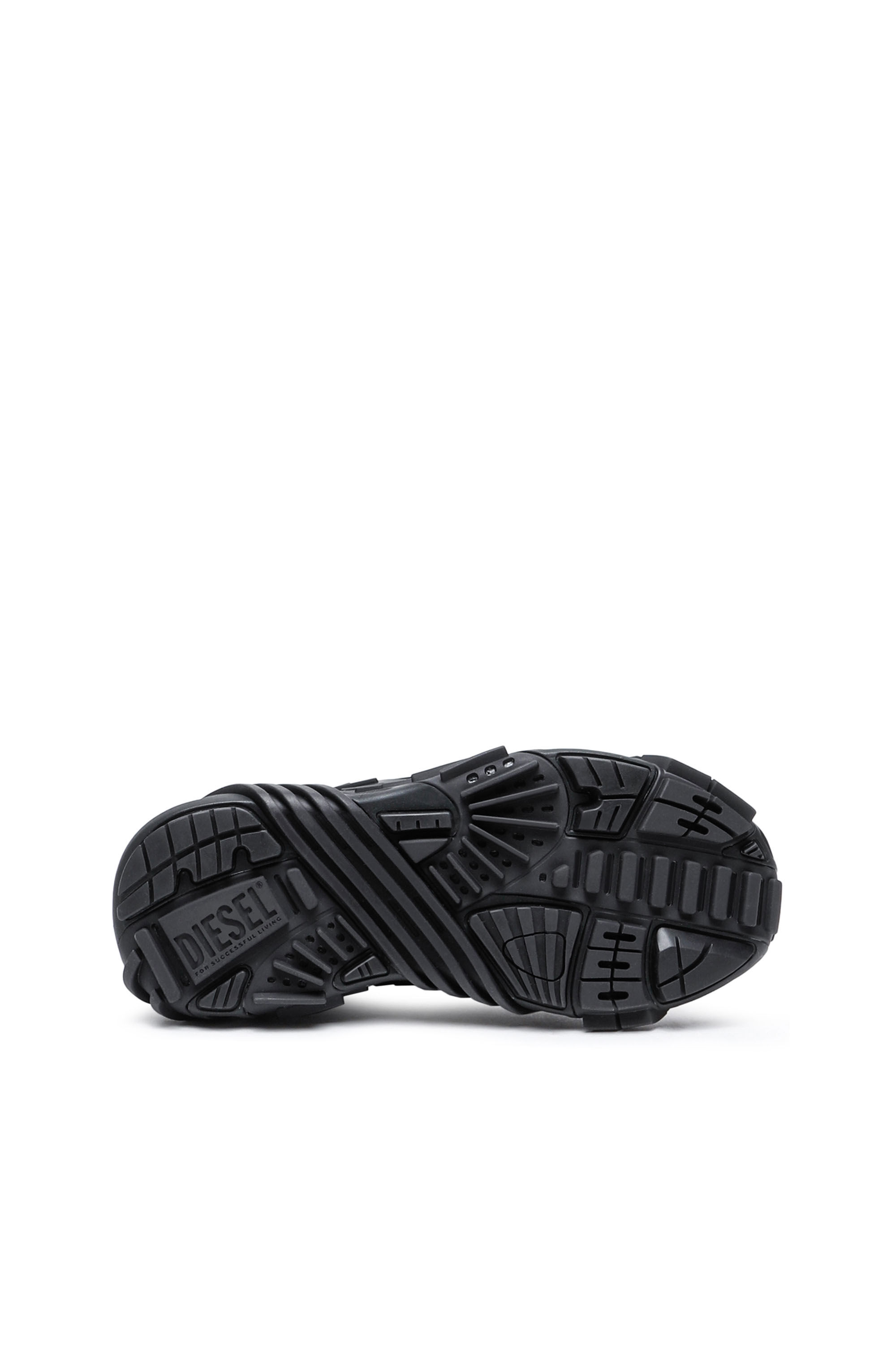 Diesel - S-PROTOTYPE LOW W, Woman S-Prototype Low W - Sneakers in mesh and rubber in Black - Image 4