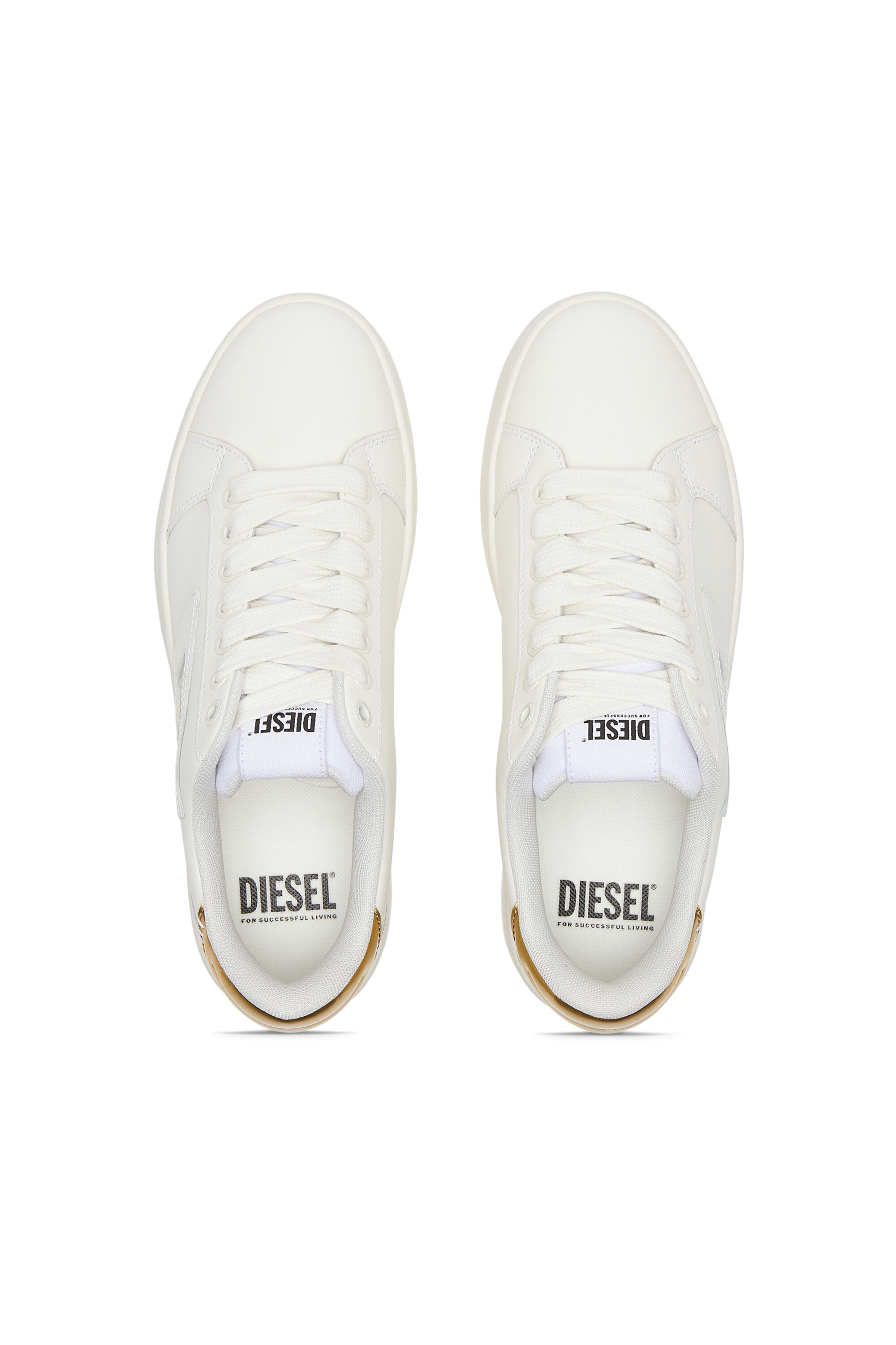 Diesel - S-ATHENE BOLD W, Woman S-Athene Bold-Low-top sneakers with flatform sole in Oro - Image 5