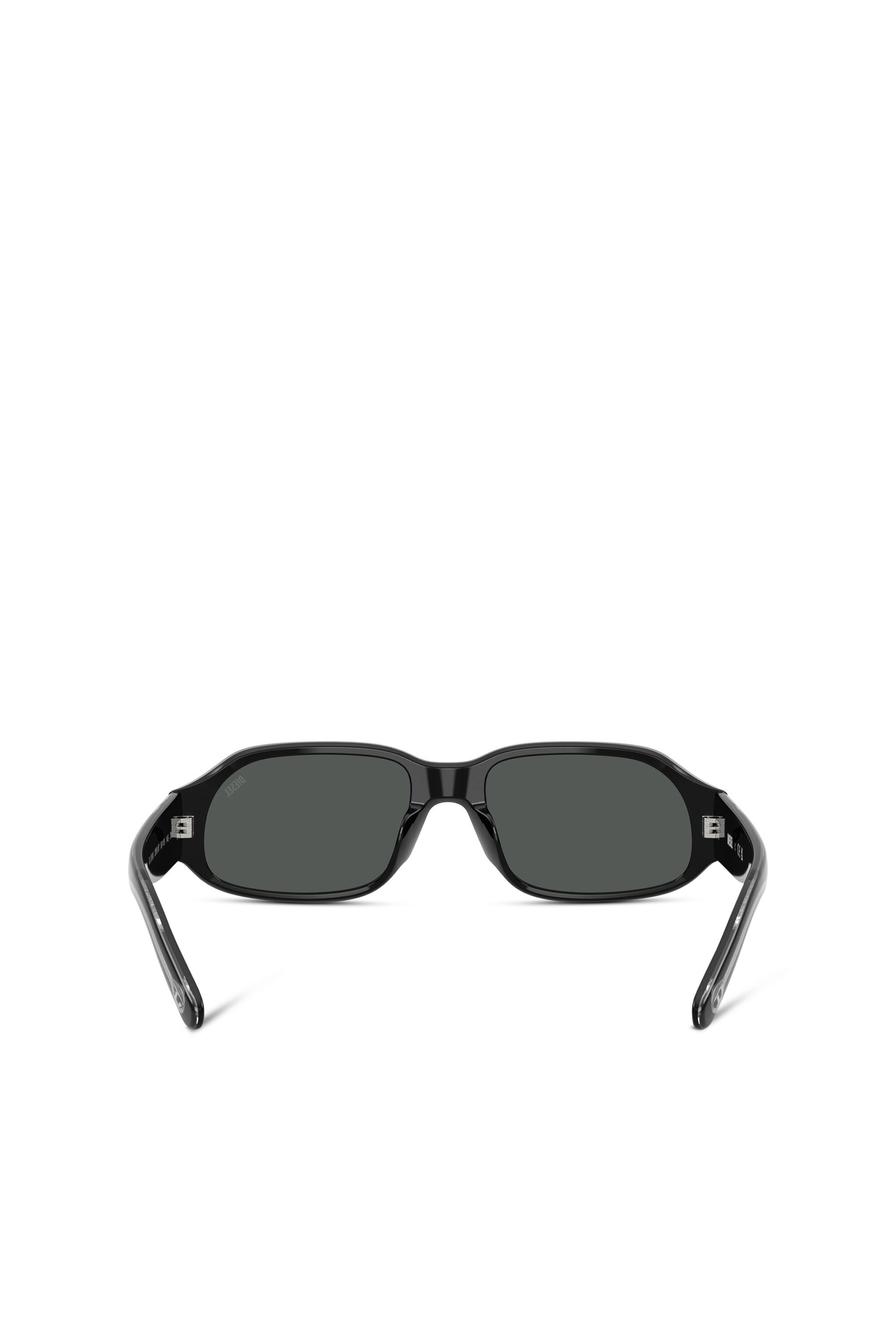 Diesel - 0DL2009U, Unisex's Rectangle sunglasses in Black - 3