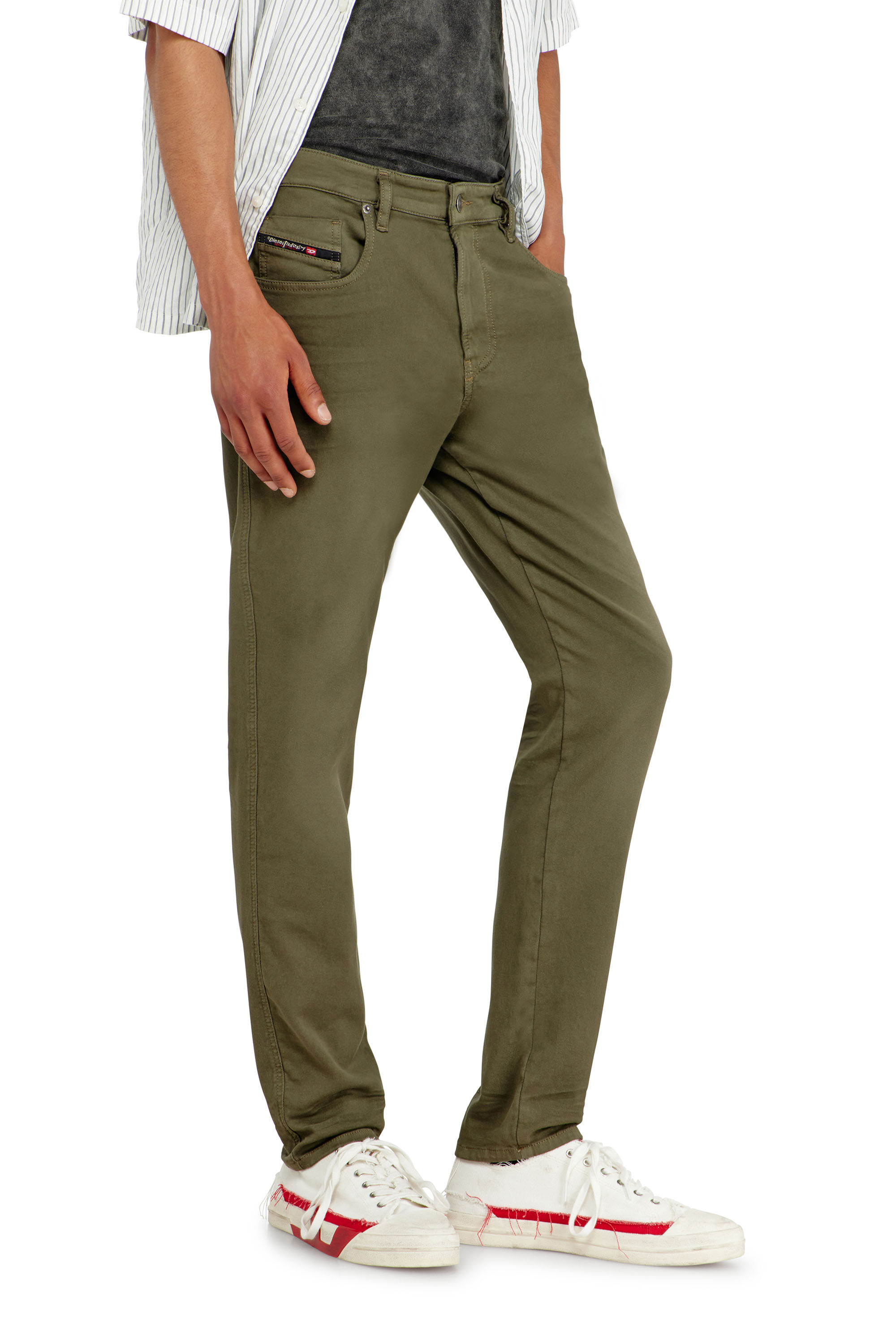 Diesel - Man's Slim 2062 D-Strukt Joggjeans&reg; 0670M, Military Green - 5