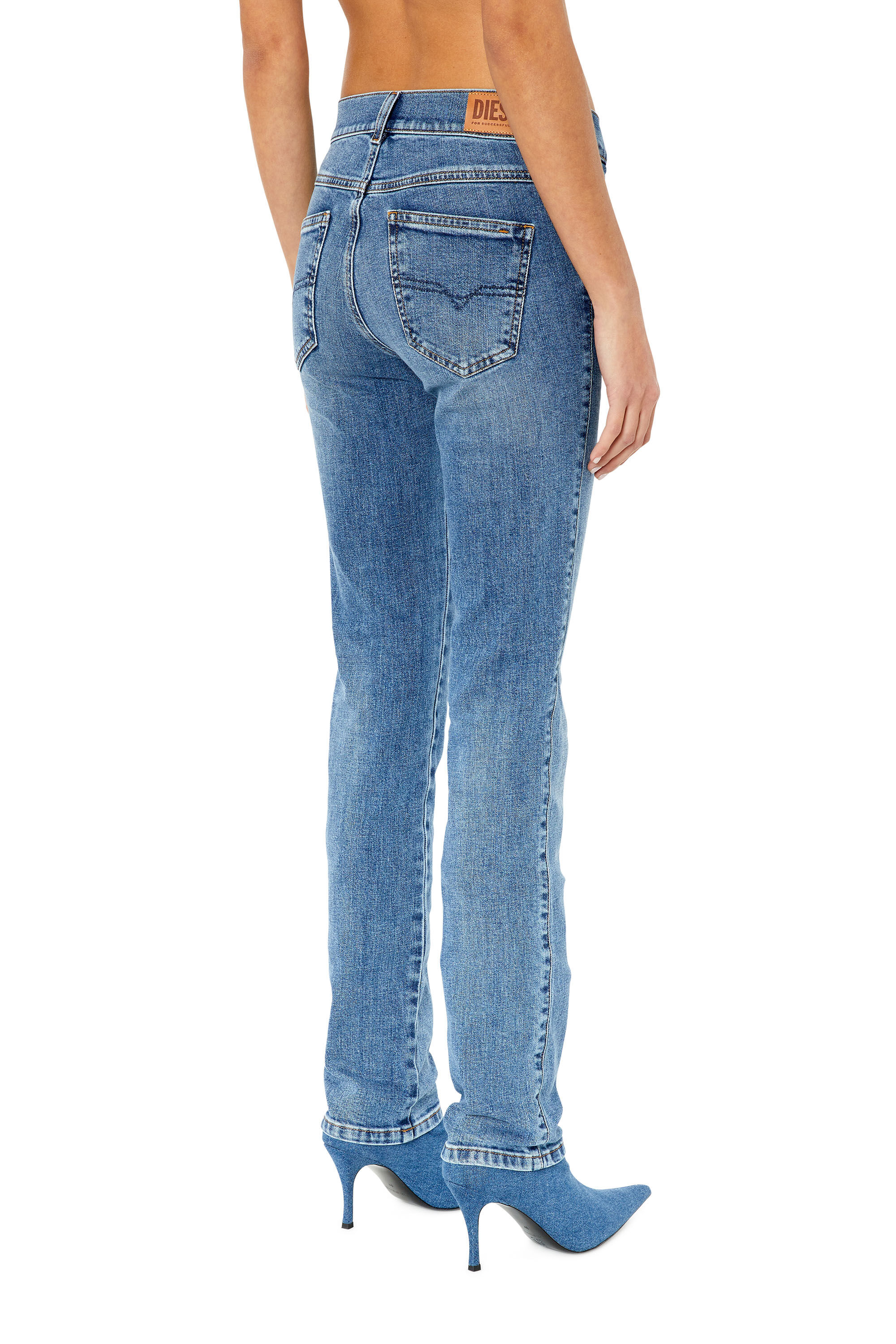 Diesel - Straight Jeans Sandy E09AA, Medium blue - Image 4