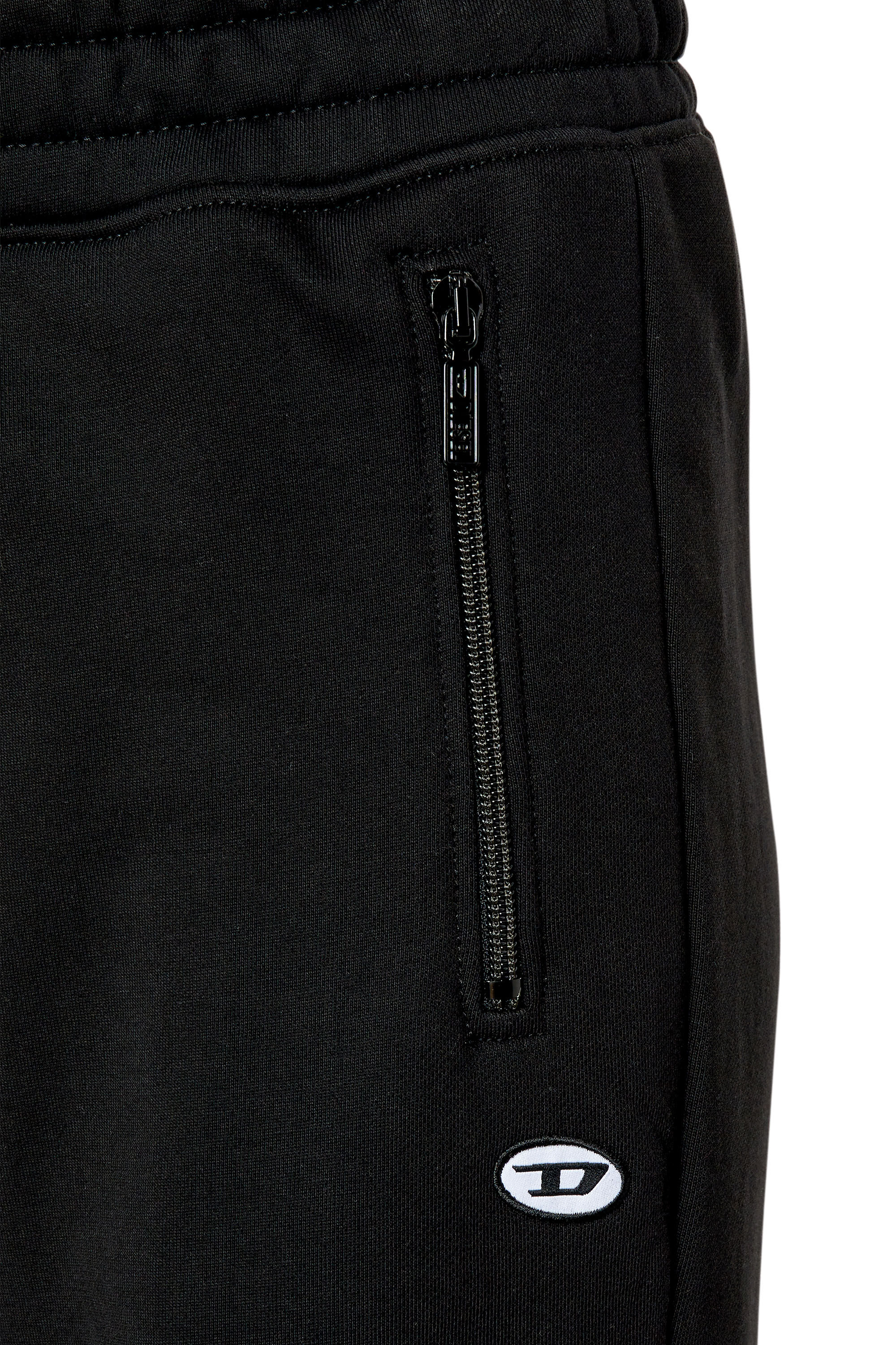 Diesel - P-ZAM-DOVAL-PJ, Woman Track pants with oval 'D' patch in Black - Image 5