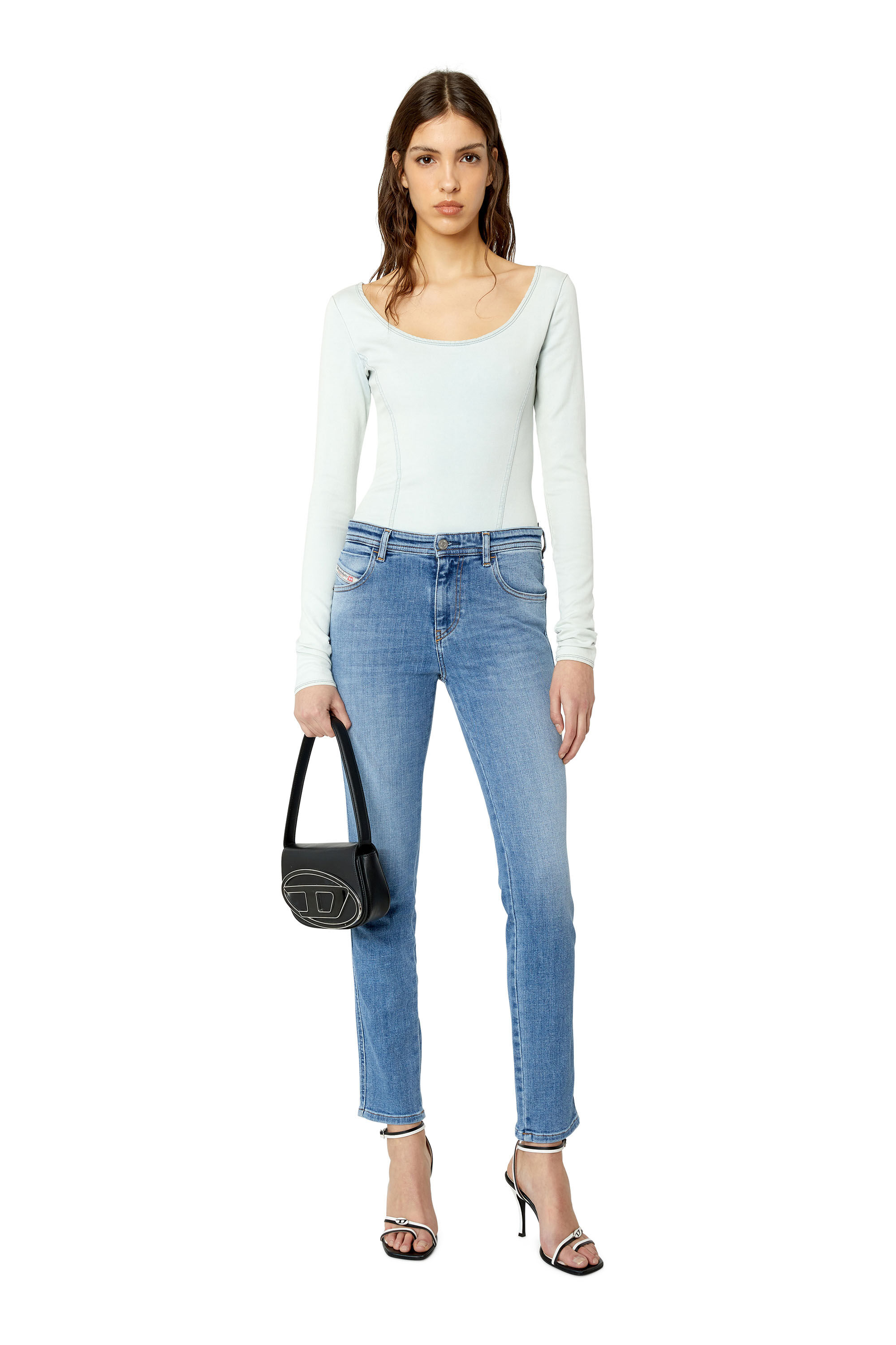 Diesel - Skinny Jeans 2015 Babhila 09C01, Medium blue - Image 1