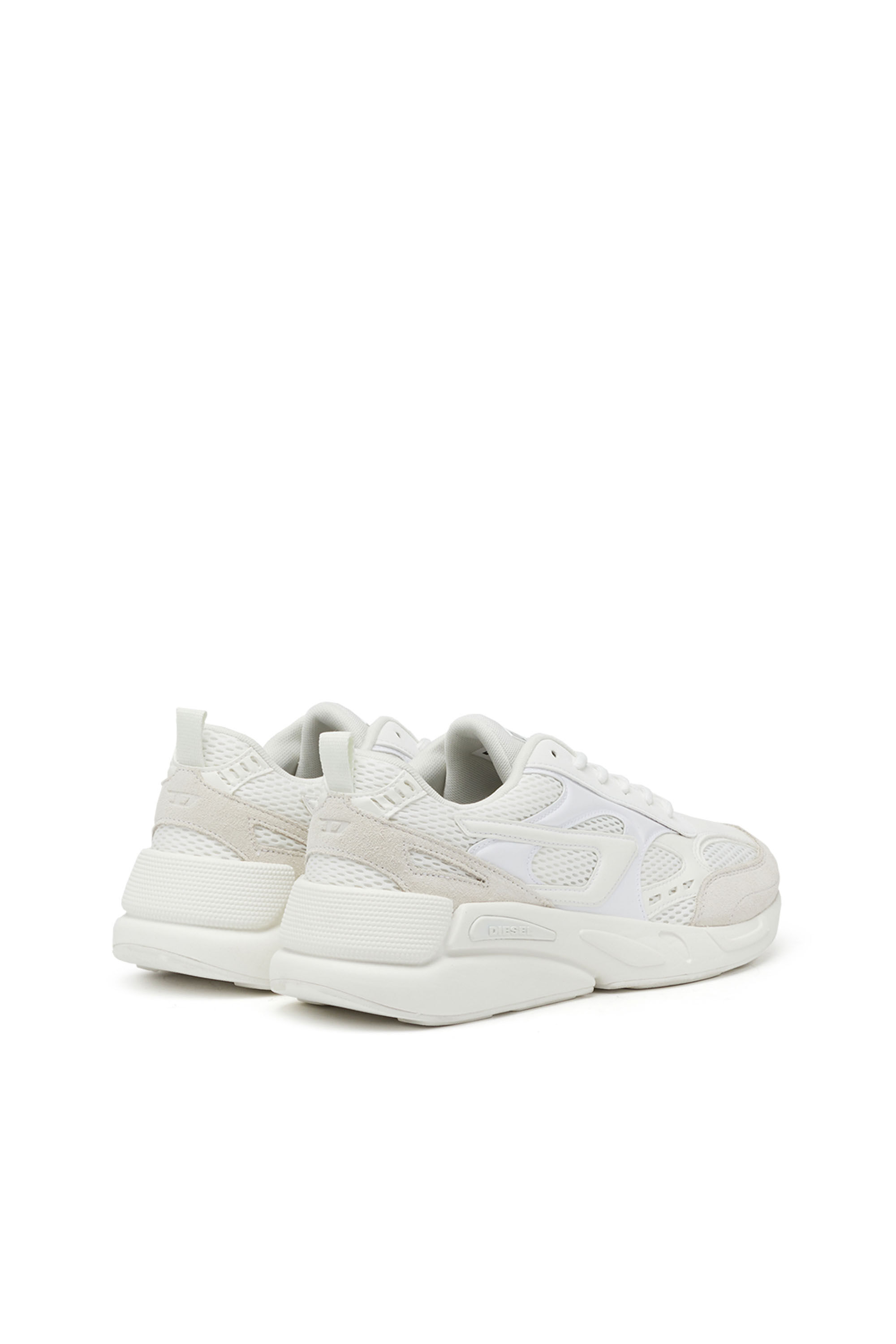 Diesel - S-SERENDIPITY SPORT, Man S-Serendipity-Sneakers in mesh and suede in White - Image 3