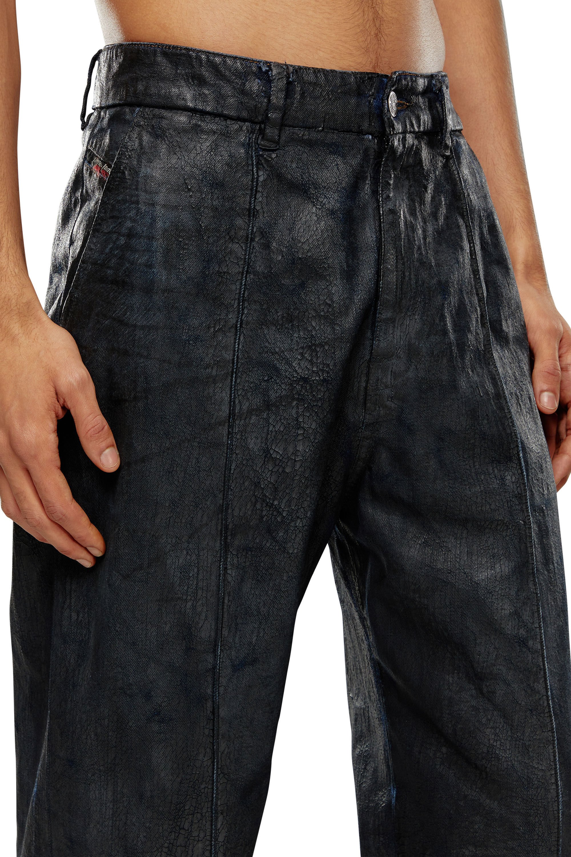 Diesel - Man Straight Jeans D-Chino-Work 0PGAZ, Black - Image 5