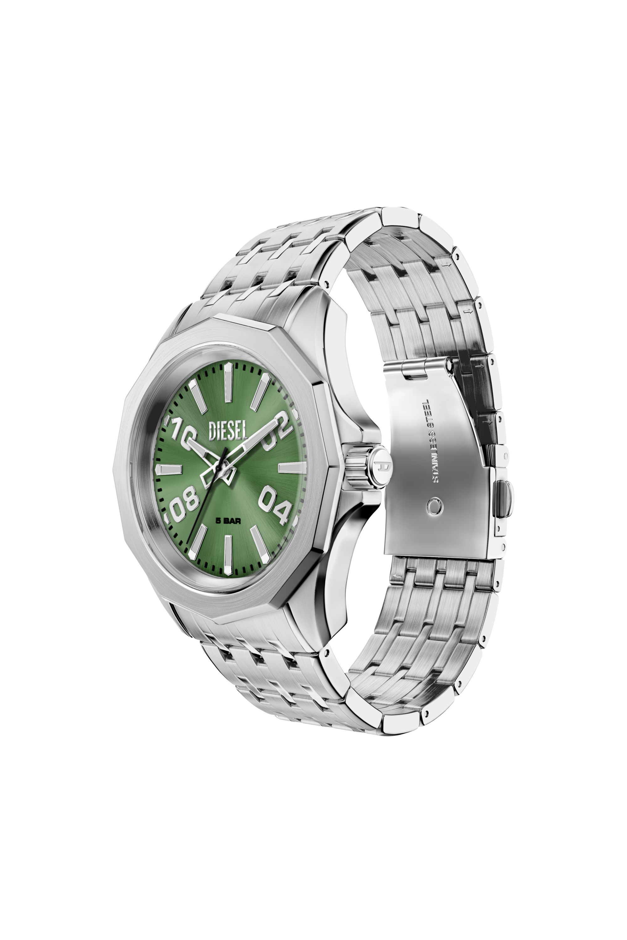 Diesel - DZ2237 WATCH, Man's Stinger stainless steel watch in Silver - 4