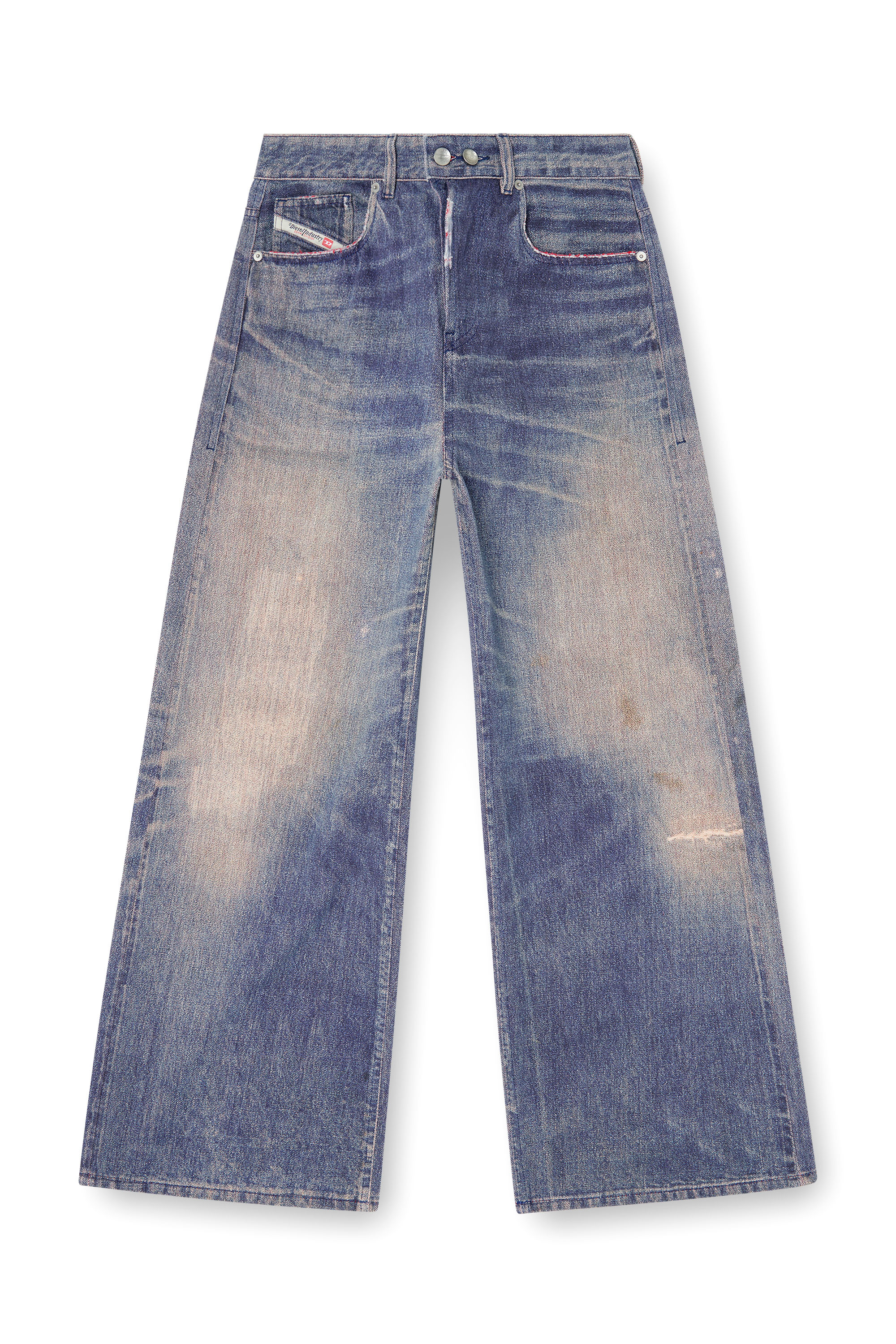 Diesel - Woman's Relaxed Jeans 1996 D-Sire 09P95, Dark Blue - 6