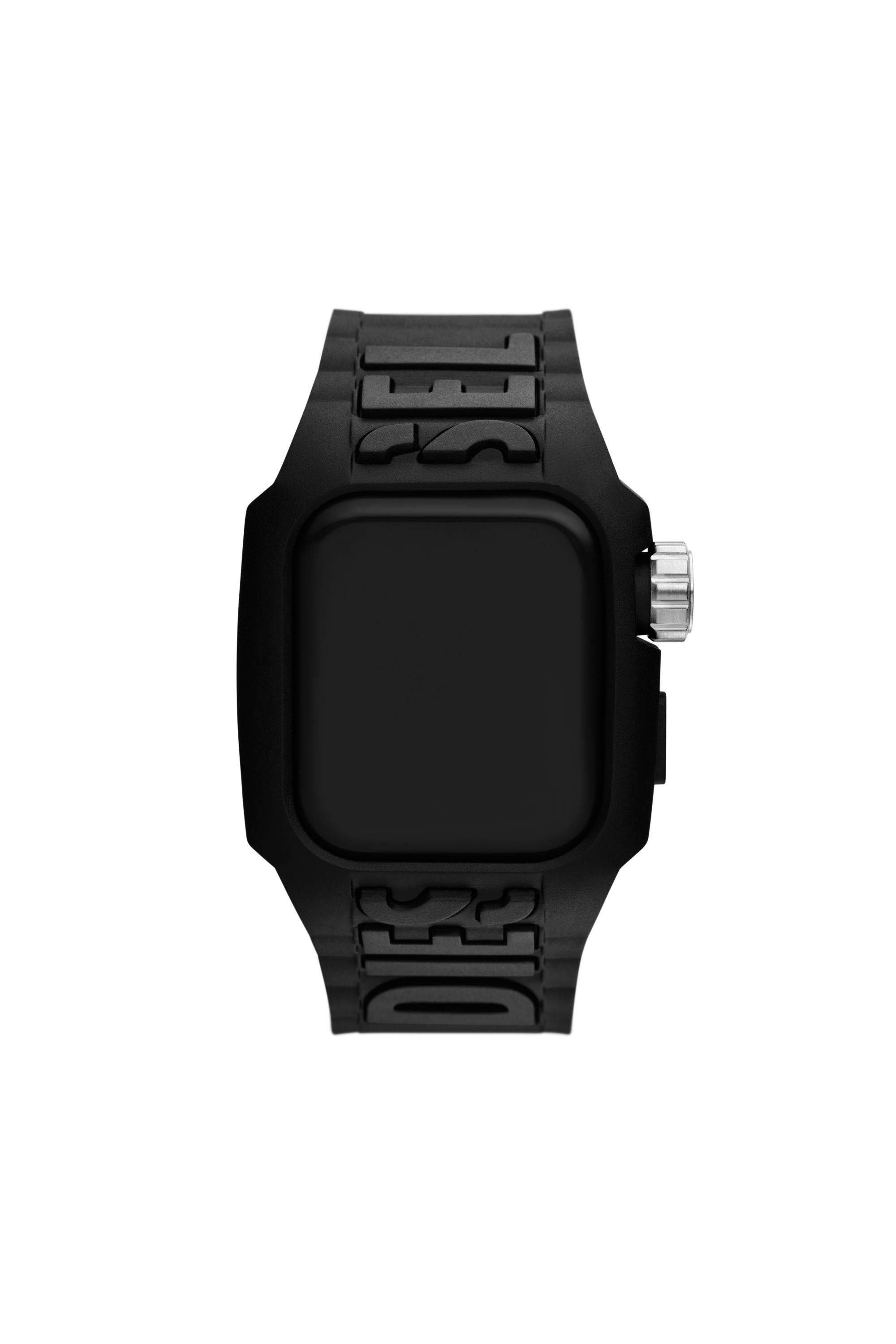 Diesel - DSS020, Man's Black TPU Unibody Band for Apple Watch® in Black - 1